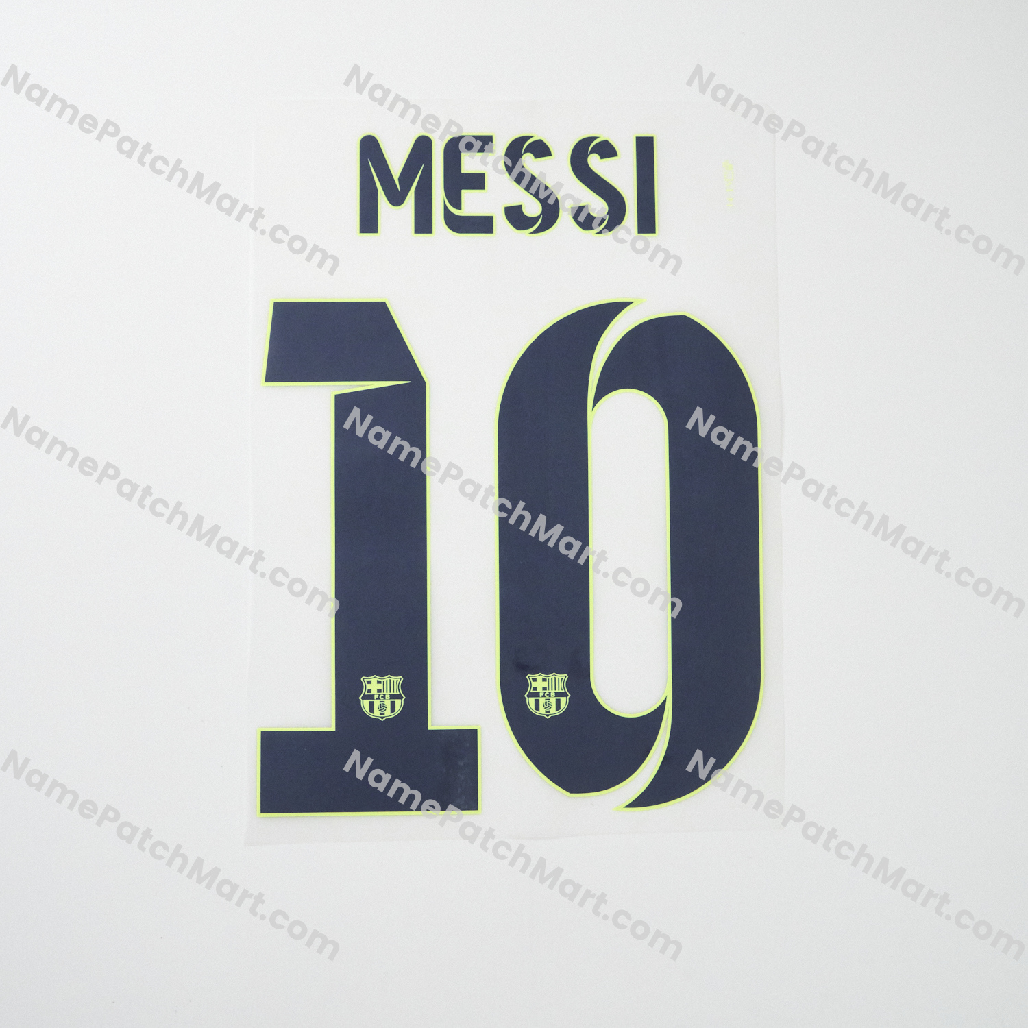 Messi #10 - Barcelona 2014-15 Away  | Name Number Set - NamePatchMart.COM