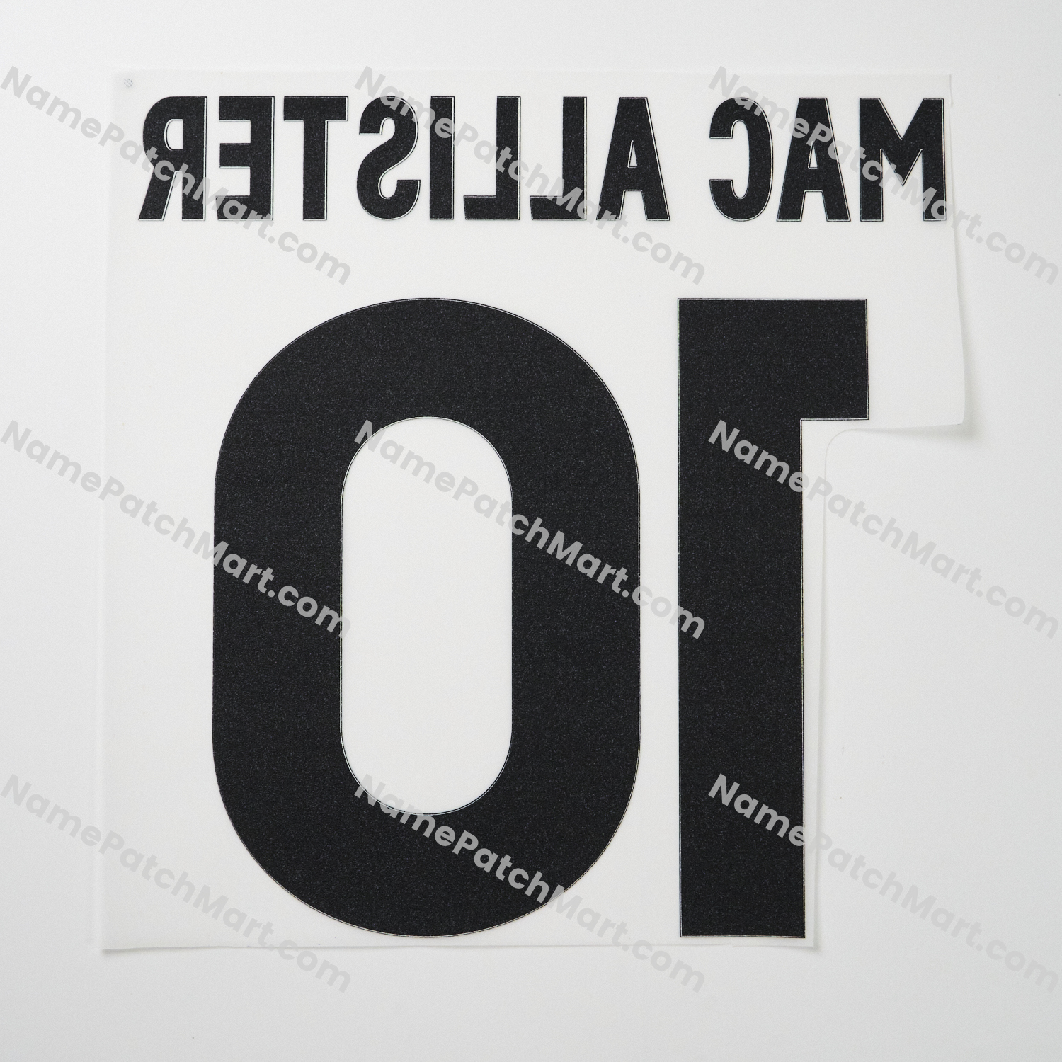 Mac Allister #10 (Premier League) - Liverpool 25-26 Home  | Name Number Set - NamePatchMart.COM