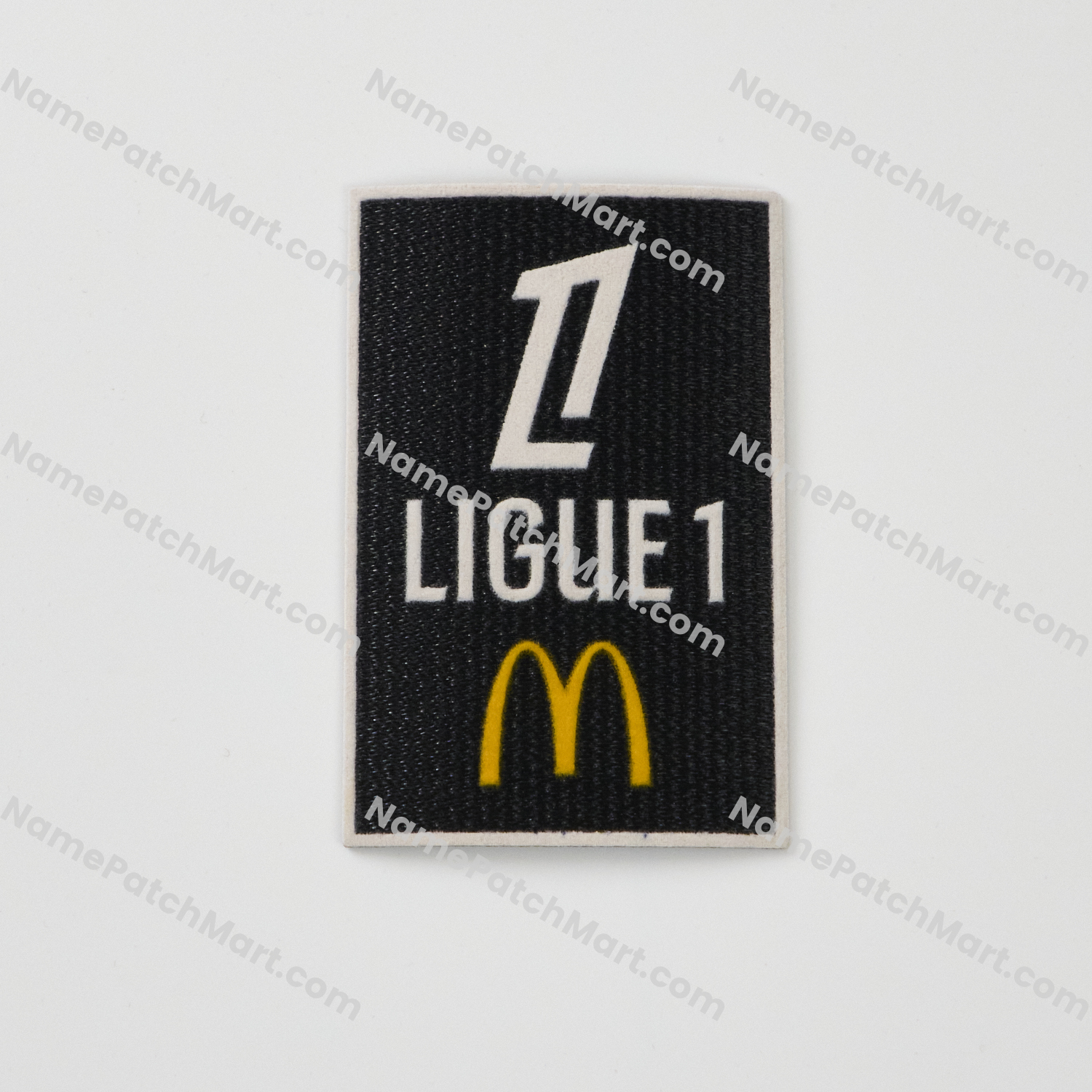 2024-26 Ligue 1 Flocked Patch  | Name Number Set - NamePatchMart.COM