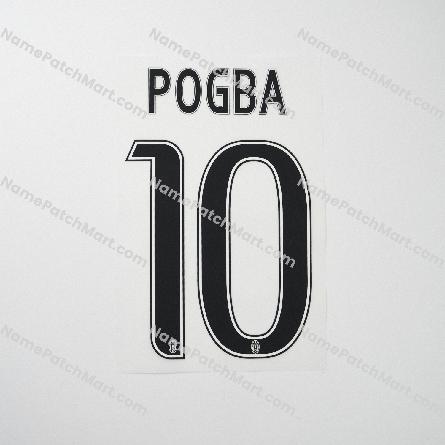 Pogba #10 - Juventus 2015-17 Home  | Name Number Set - NamePatchMart.COM