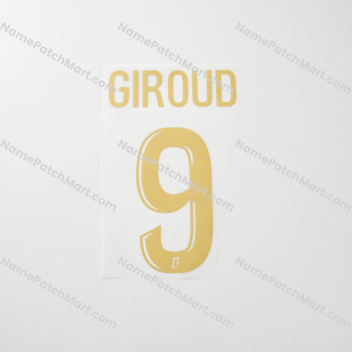 Giroud #9 (Ligue 1) - Lille 25-26 Third  | Name Number Set - NamePatchMart.COM