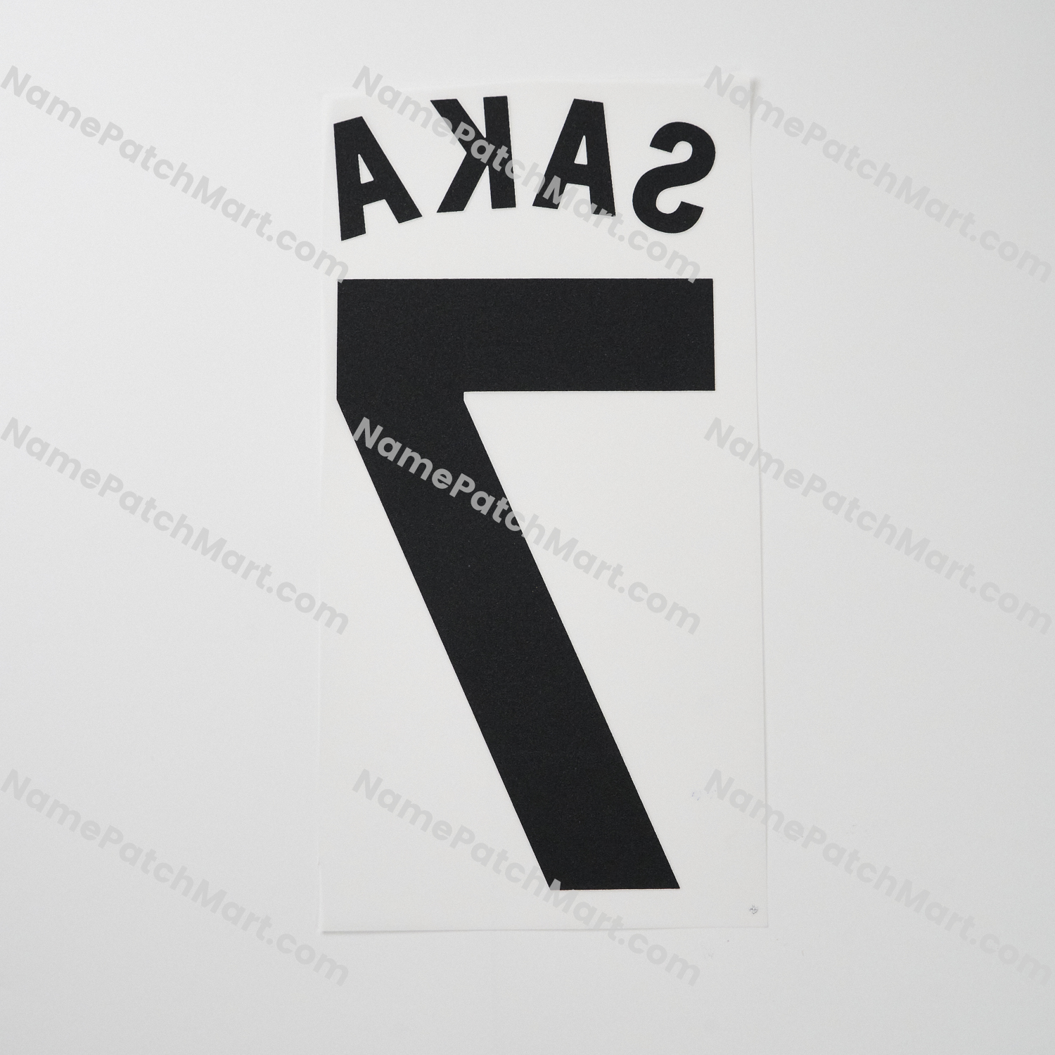 Saka #7 (Premier League) - Arsenal 25-26 Third  | Name Number Set - NamePatchMart.COM