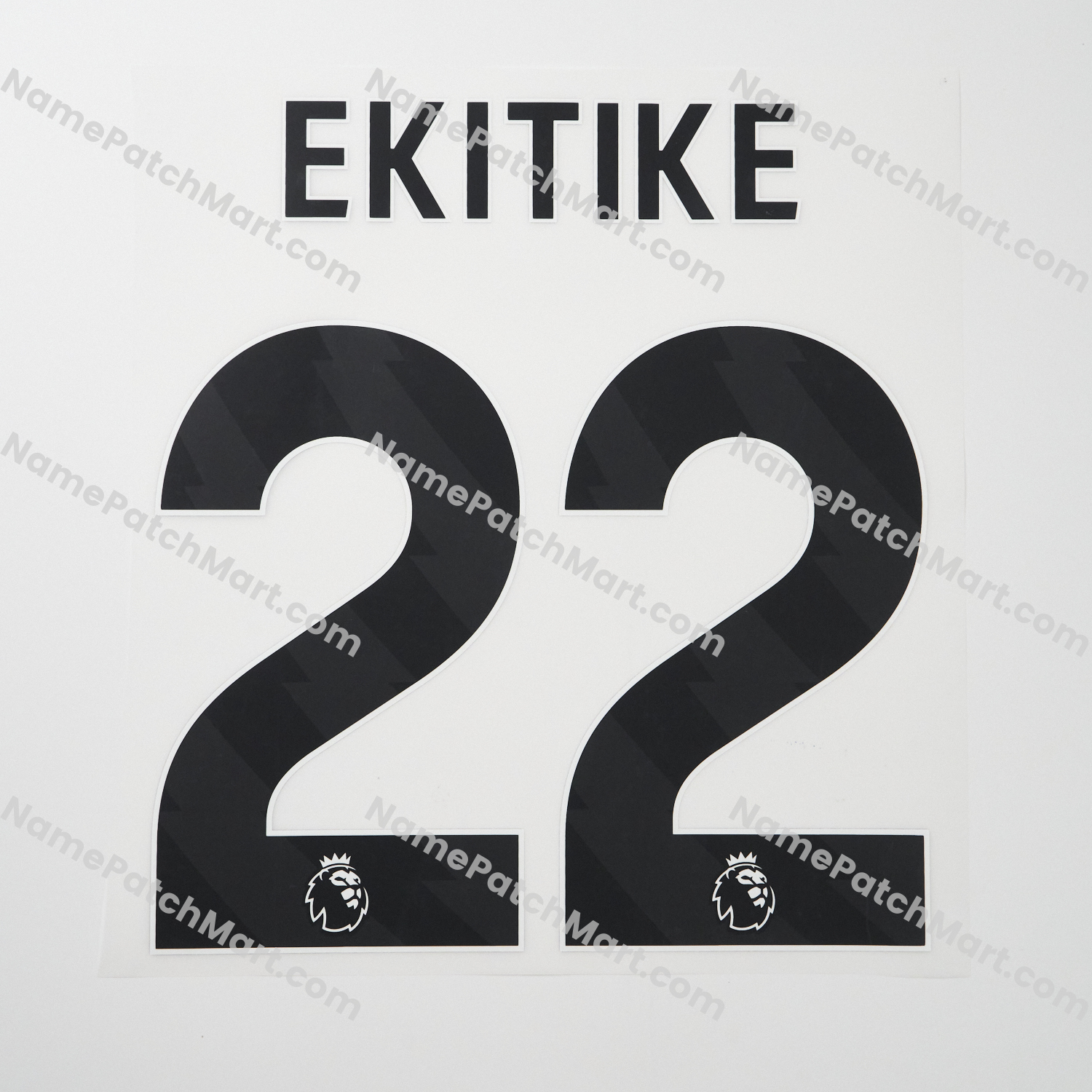 Ekitike #22 (Premier League) - Liverpool 25-26 Away  | Name Number Set - NamePatchMart.COM