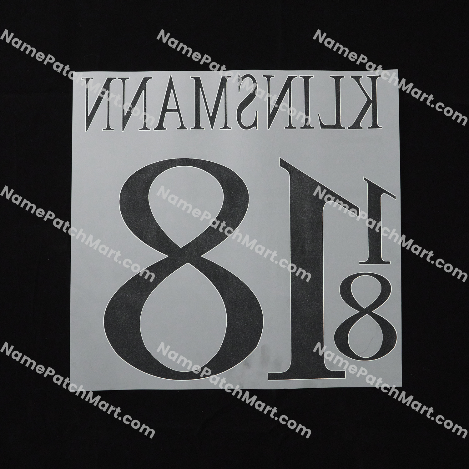 Klinsmann #18 - Germany 1996 Away  | Name Number Set - NamePatchMart.COM