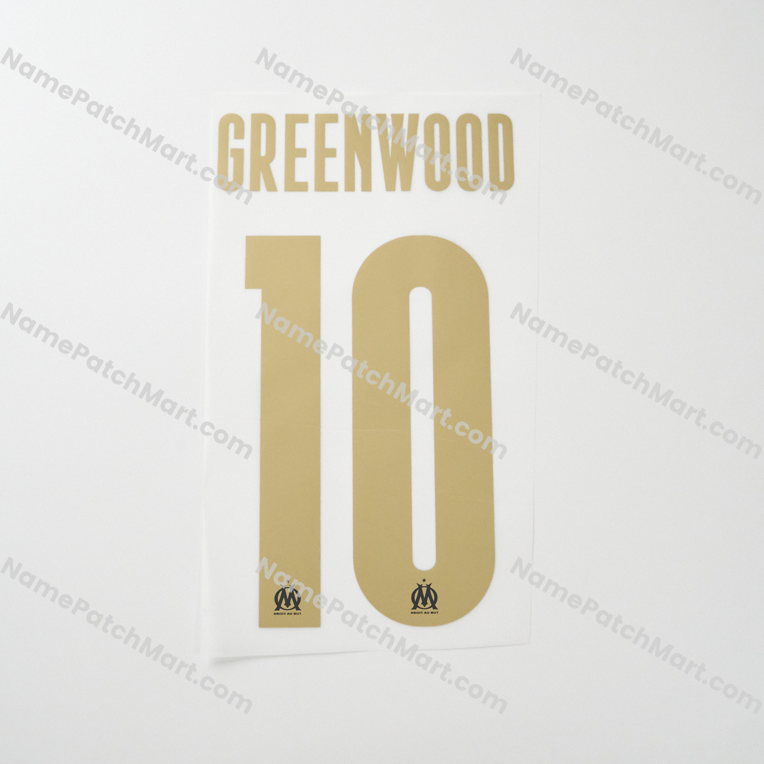 Greenwood #10 (Champions League) - Marseille 25-26 Home  | Name Number Set - NamePatchMart.COM