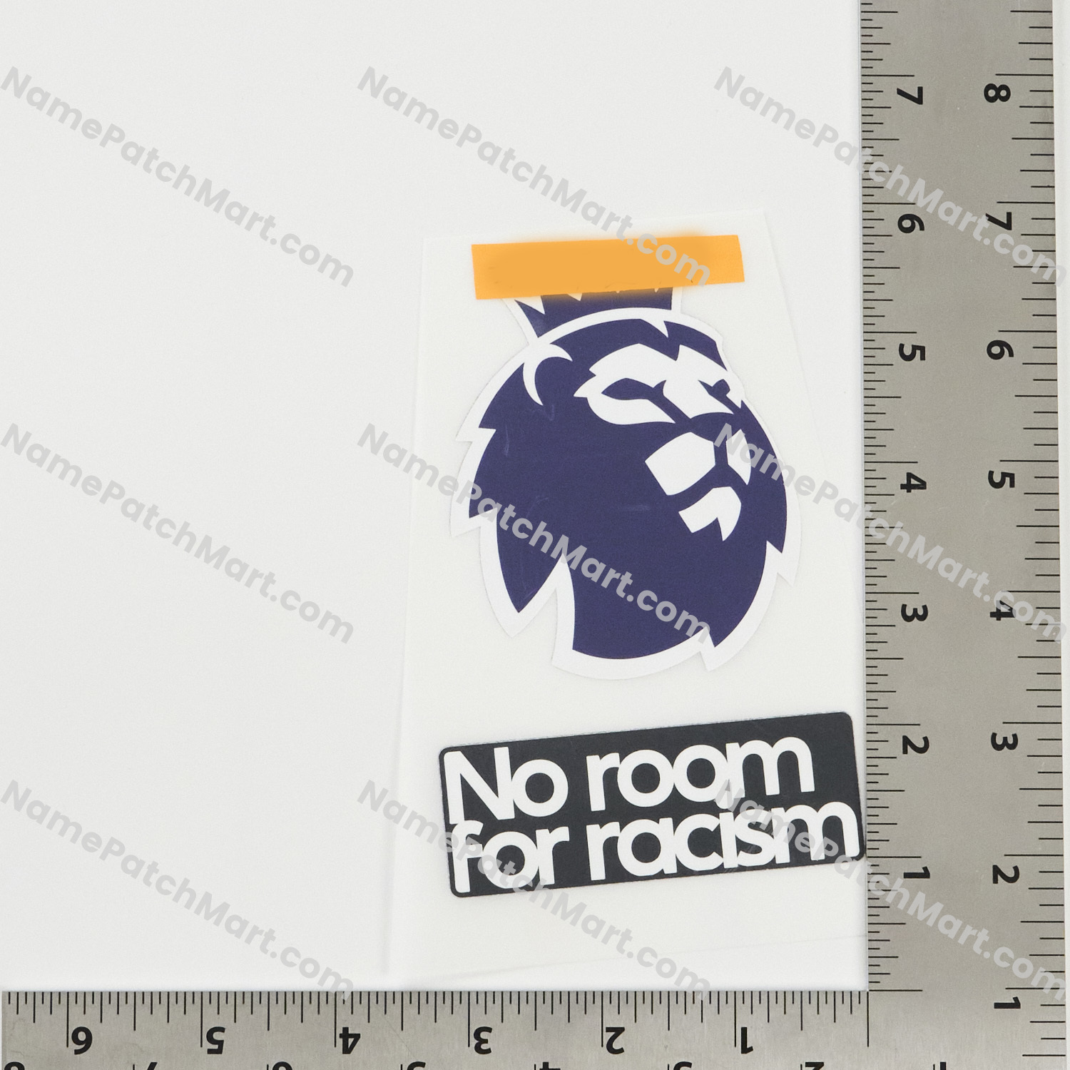 2023-26 Premier League + No Room For Racism Players Patch Set  | Name Number Set - NamePatchMart.COM