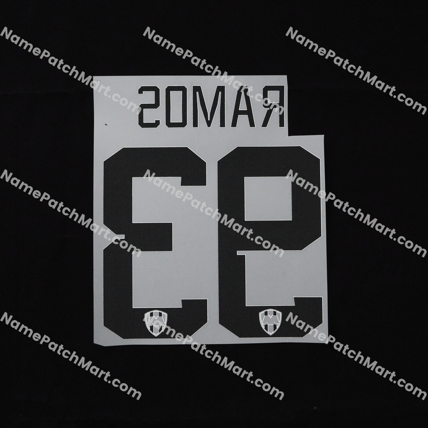 Ramos #93 - Rayados Monterrey 25-26 Home  | Name Number Set - NamePatchMart.COM