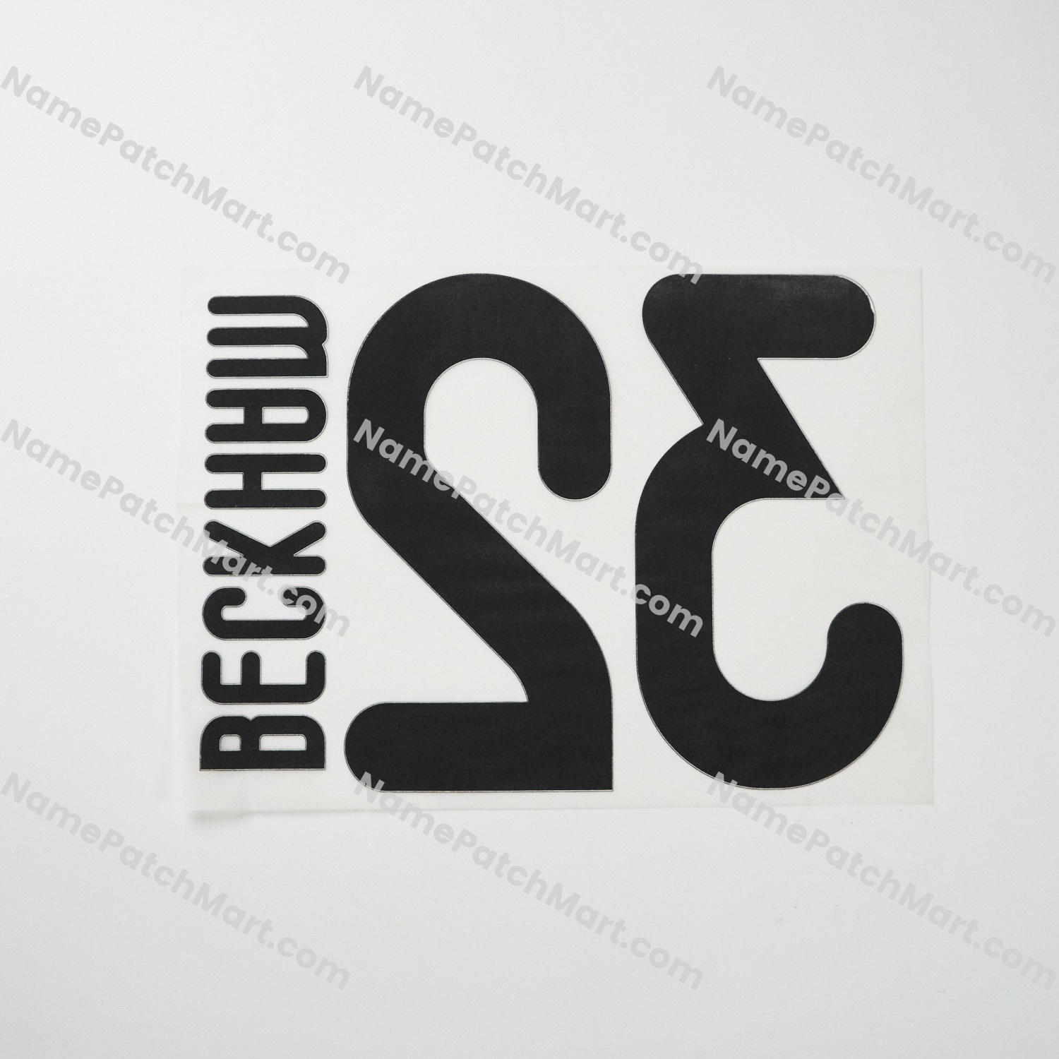 Beckham #32 - AC Milan 2009-10 Away  | Name Number Set - NamePatchMart.COM