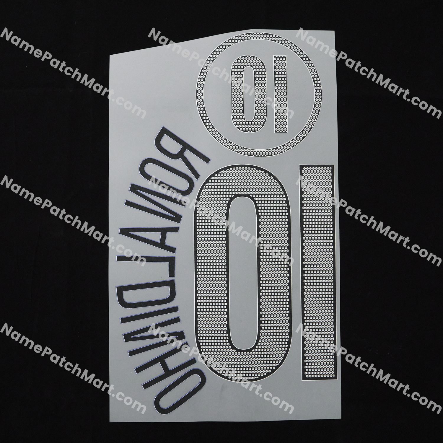 Ronaldinho #10 - Brazil 2004 Away  | Name Number Set - NamePatchMart.COM