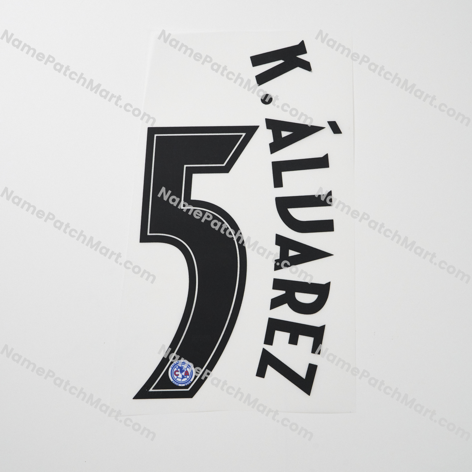 K.Álvarez #5 - Club América 25-26 Home  | Name Number Set - NamePatchMart.COM