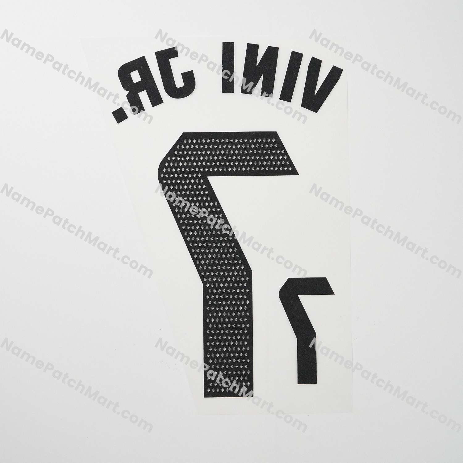 Vini Jr. #7 (La Liga) - Real Madrid 25-26 Home (include Shorts Number)  | Name Number Set - NamePatchMart.COM