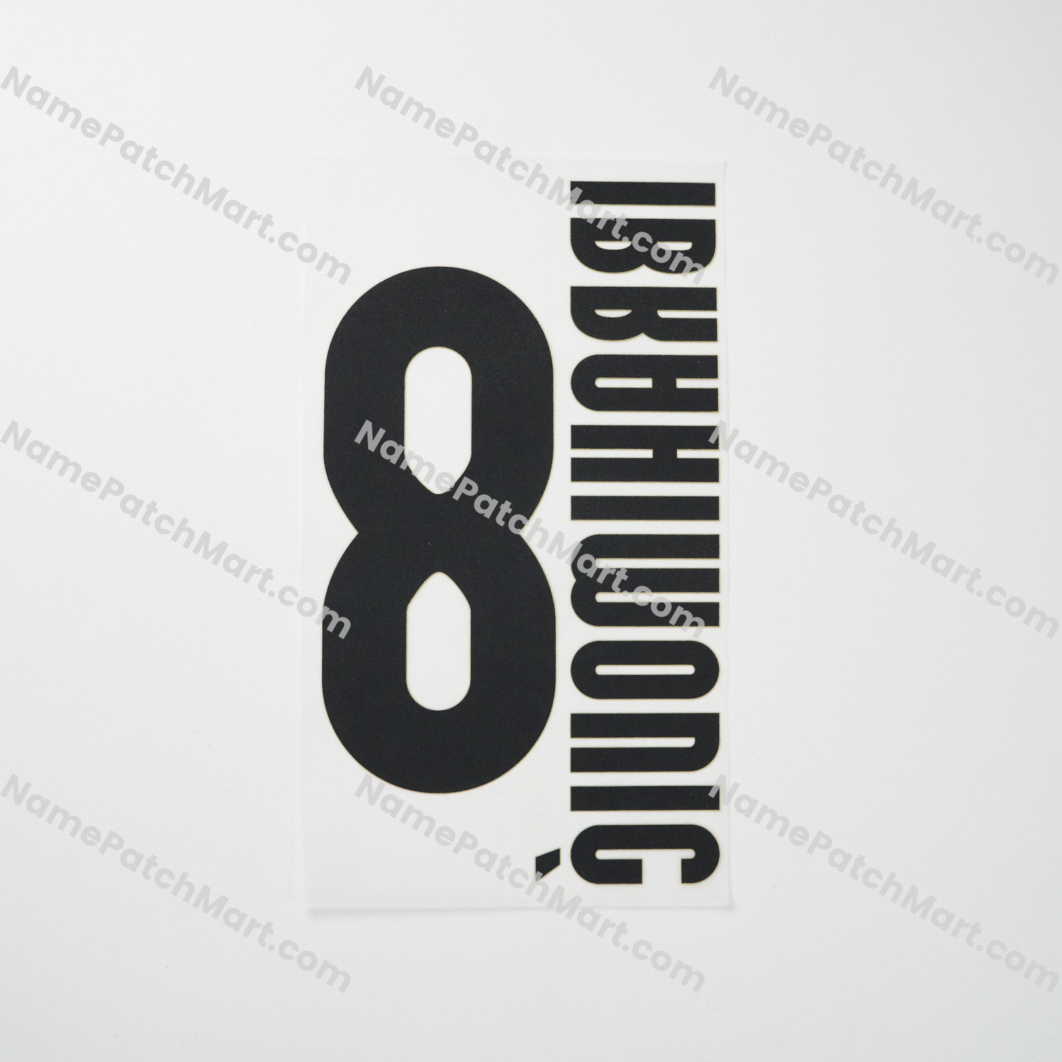Ibrahimović #8 - Inter Milan 2008-09 Away  | Name Number Set - NamePatchMart.COM
