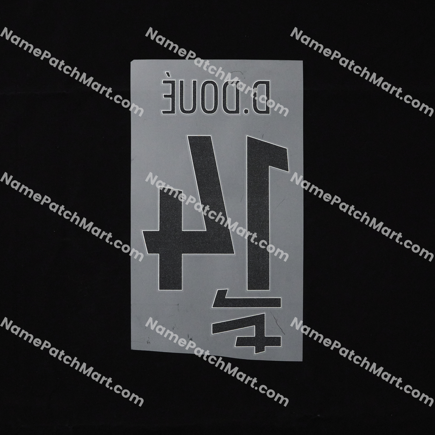 KIDS D. Doué #14 (Ligue 1) - Paris Saint-Germain PSG 25-26 Home  | Name Number Set - NamePatchMart.COM