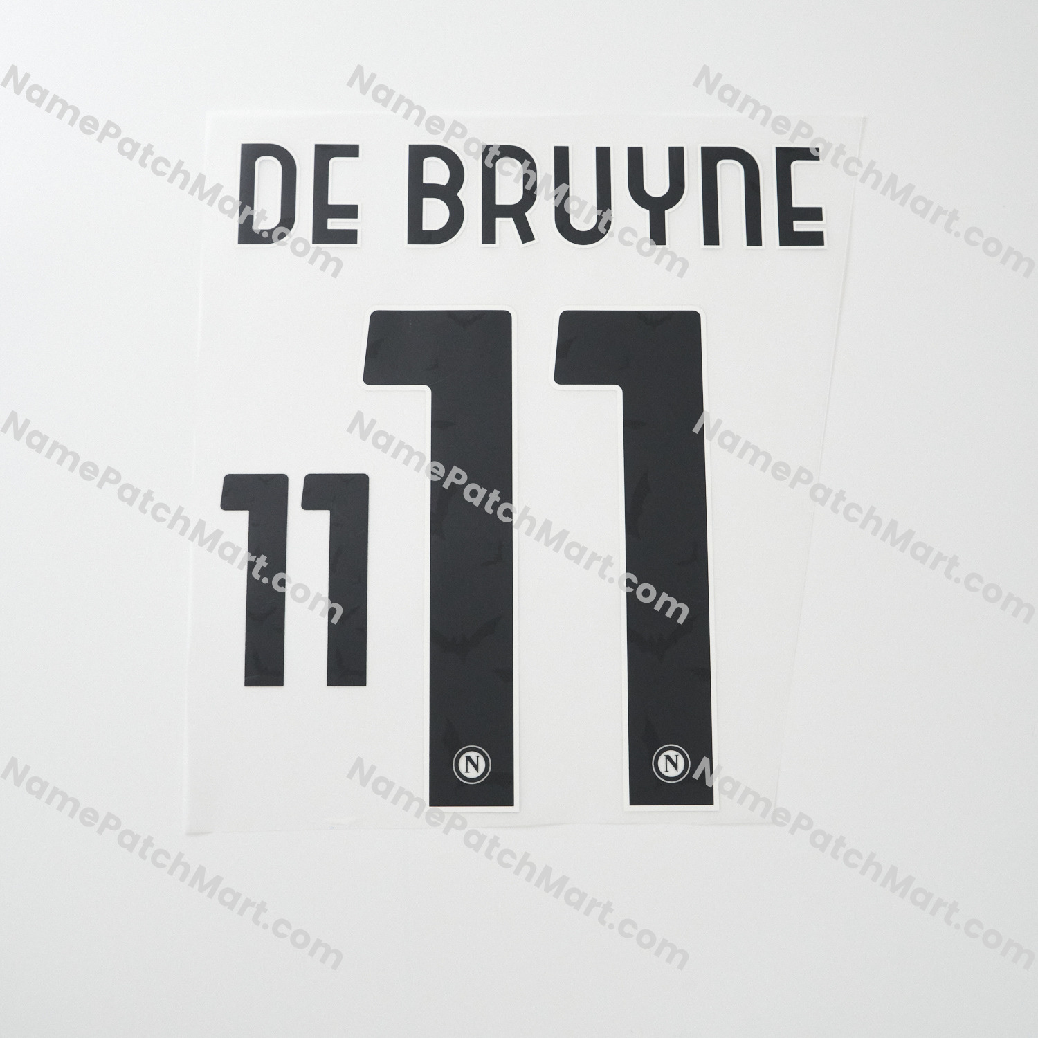 De Bruyne #11 (Halloween Special) - Napoli 25-26 Halloween Away (include Shorts Number)  | Name Number Set - NamePatchMart.COM