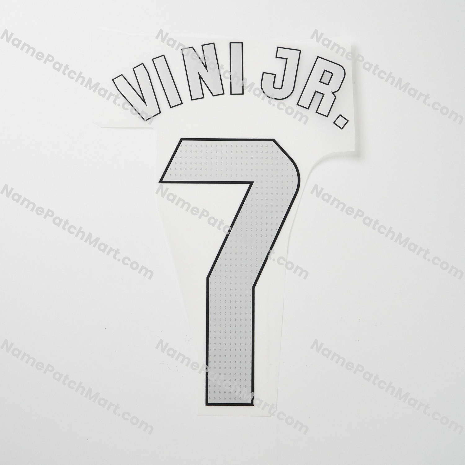 Vini Jr. #7 (La Liga) - Real Madrid 25-26 Away  | Name Number Set - NamePatchMart.COM
