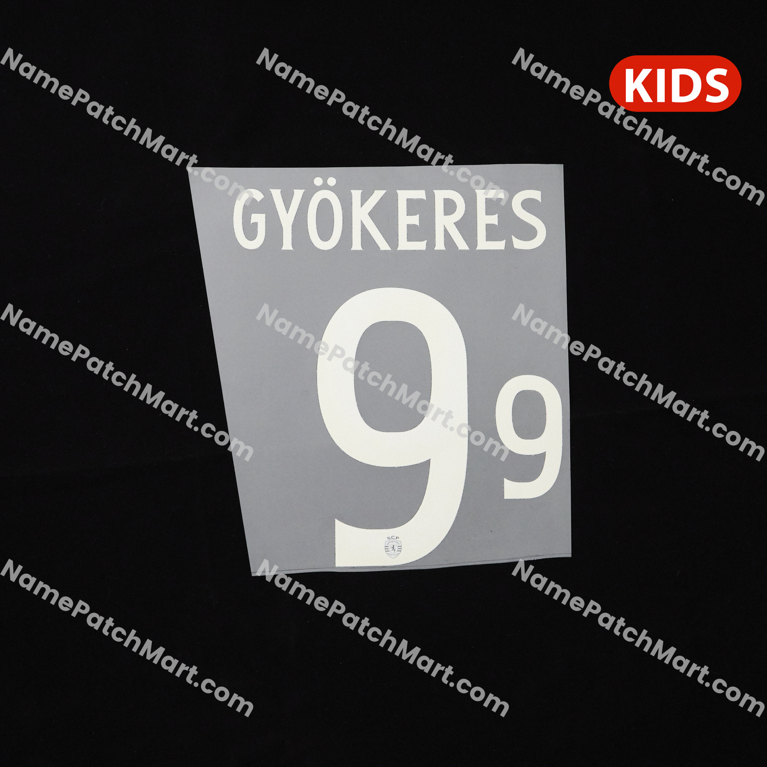 KIDS Gyökeres #9 (Champions League) - Sporting CP 25-26  | Name Number Set - NamePatchMart.COM