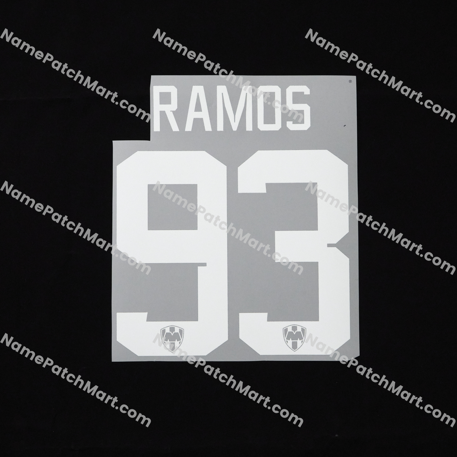 Ramos #93 - Rayados Monterrey 25-26 Home  | Name Number Set - NamePatchMart.COM