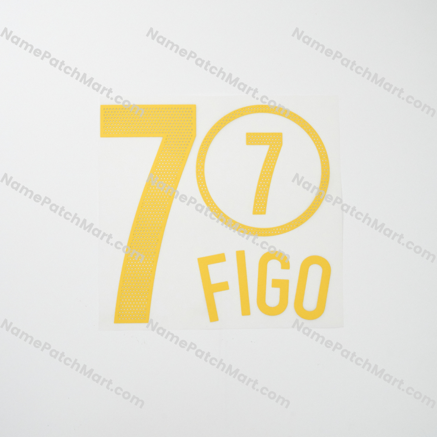 Figo #7 - Portugal 2004 Home  | Name Number Set - NamePatchMart.COM