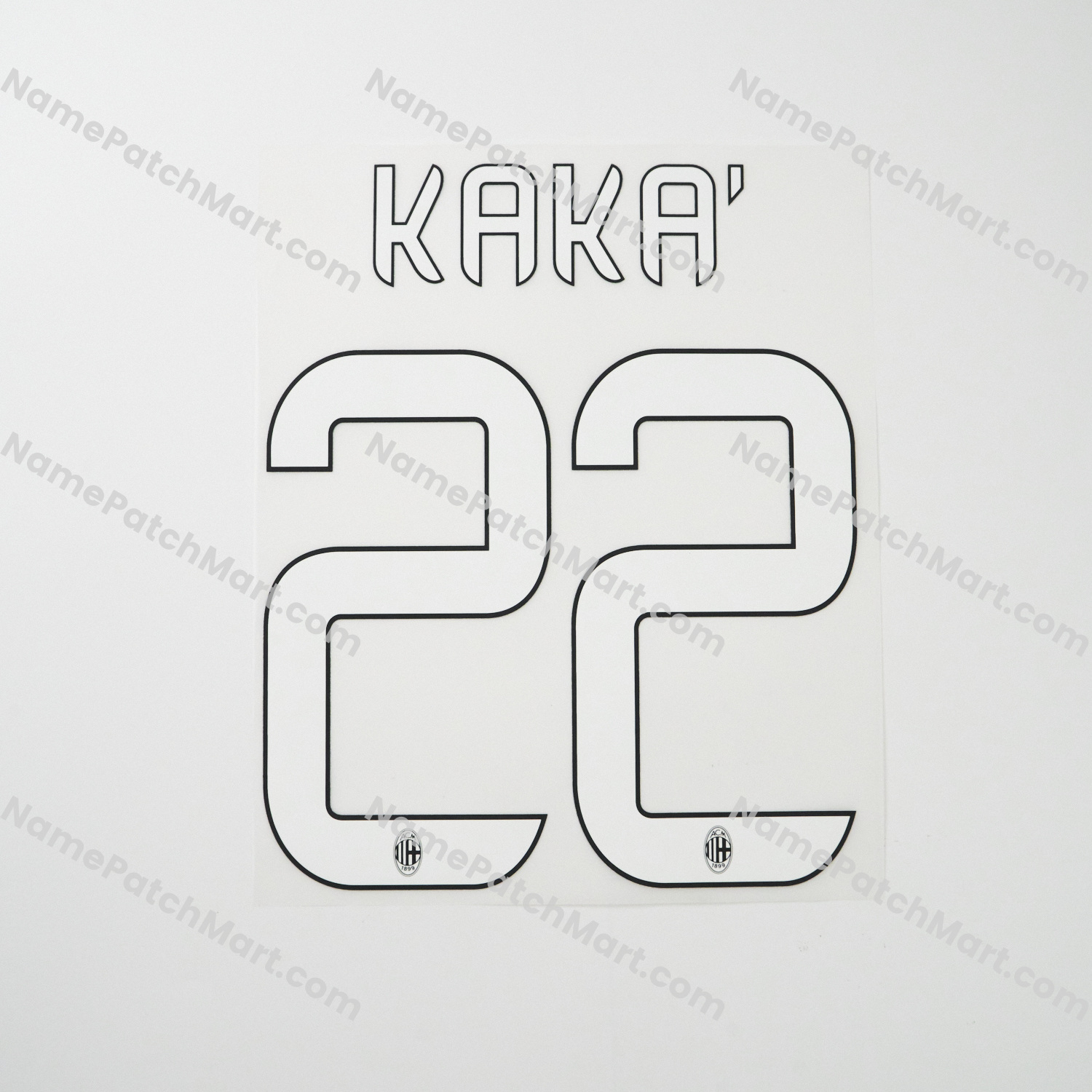 Kaka' #22 - AC Milan 2013-14 Home  | Name Number Set - NamePatchMart.COM
