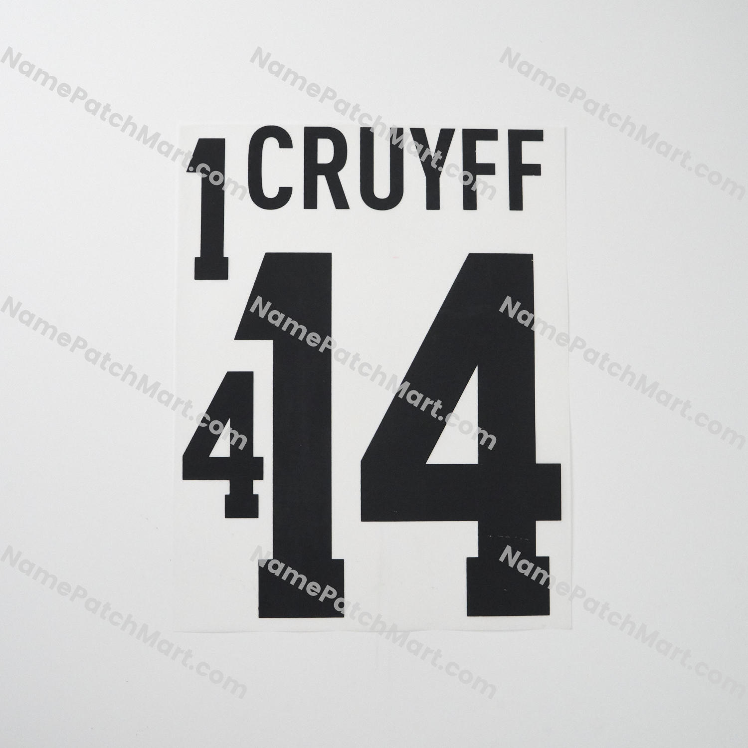 Cruyff #14 - Netherlands 1988 Home  | Name Number Set - NamePatchMart.COM