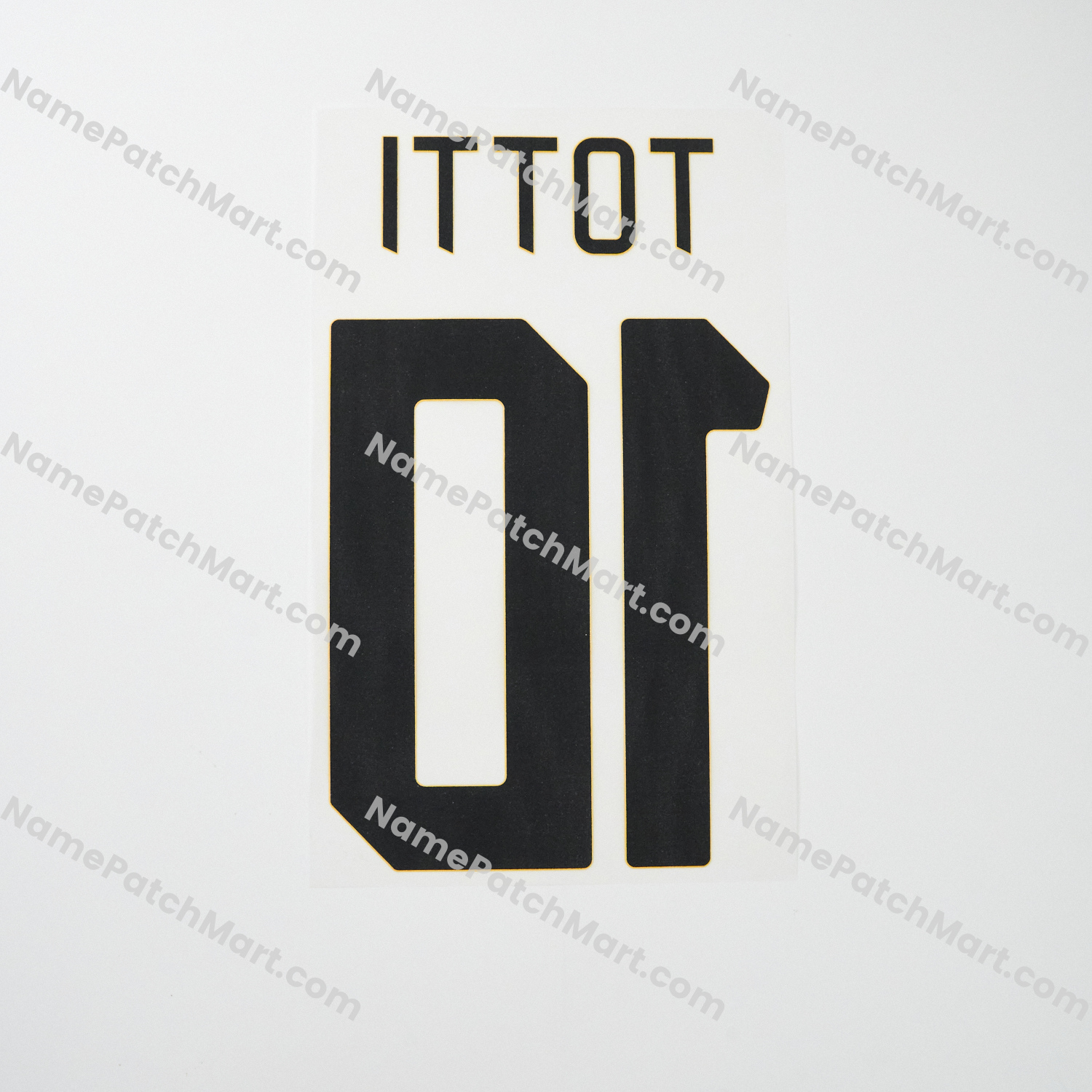 Totti #10 - Roma 2016-18 Home  | Name Number Set - NamePatchMart.COM