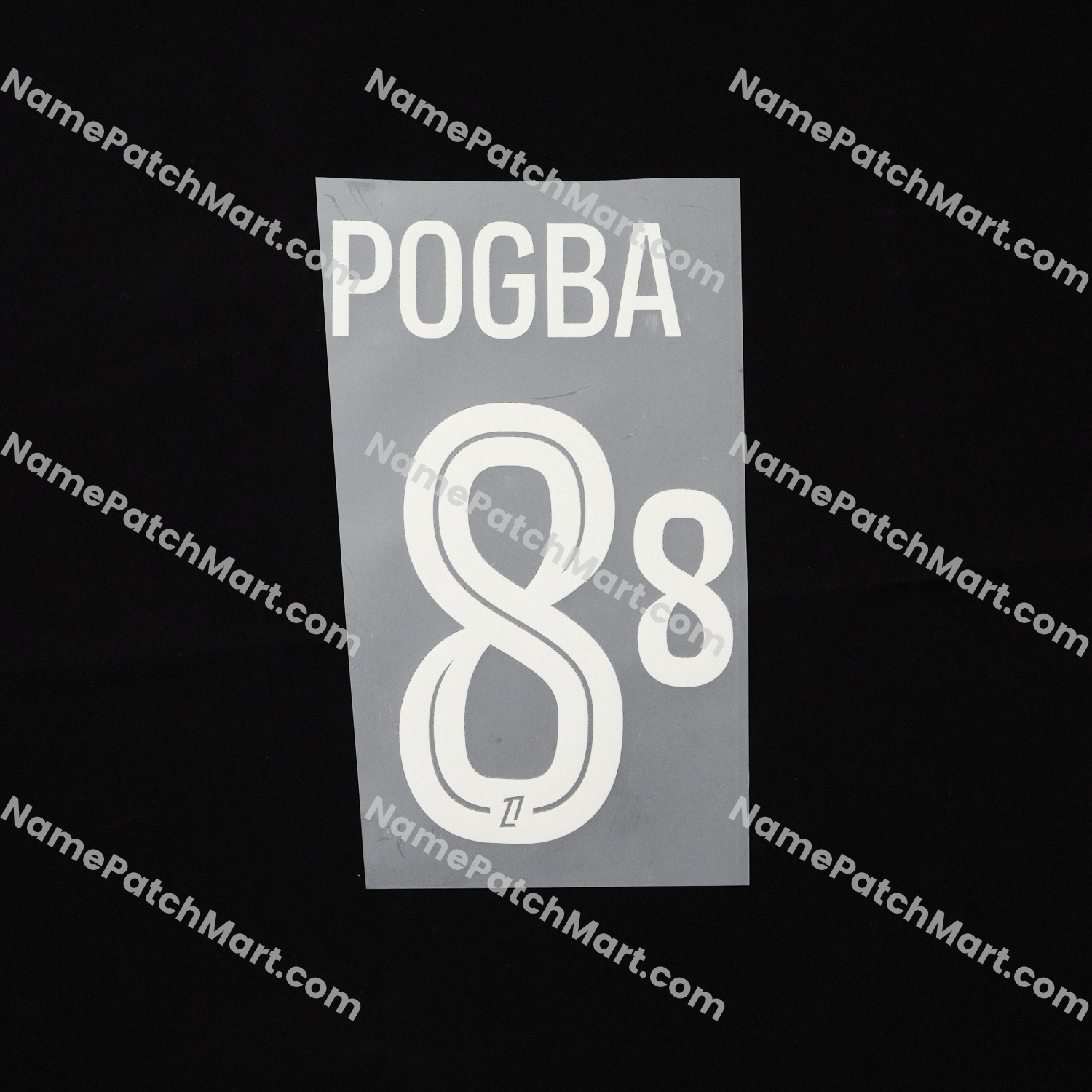 Pogba #8 (Ligue 1) - AS Monaco 25-26 Third  | Name Number Set - NamePatchMart.COM