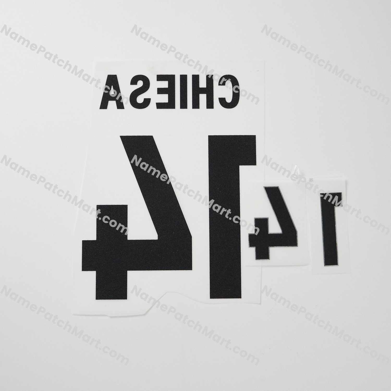 KIDS Chiesa #14 (Premier League) - Liverpool 25-26 Away  | Name Number Set - NamePatchMart.COM