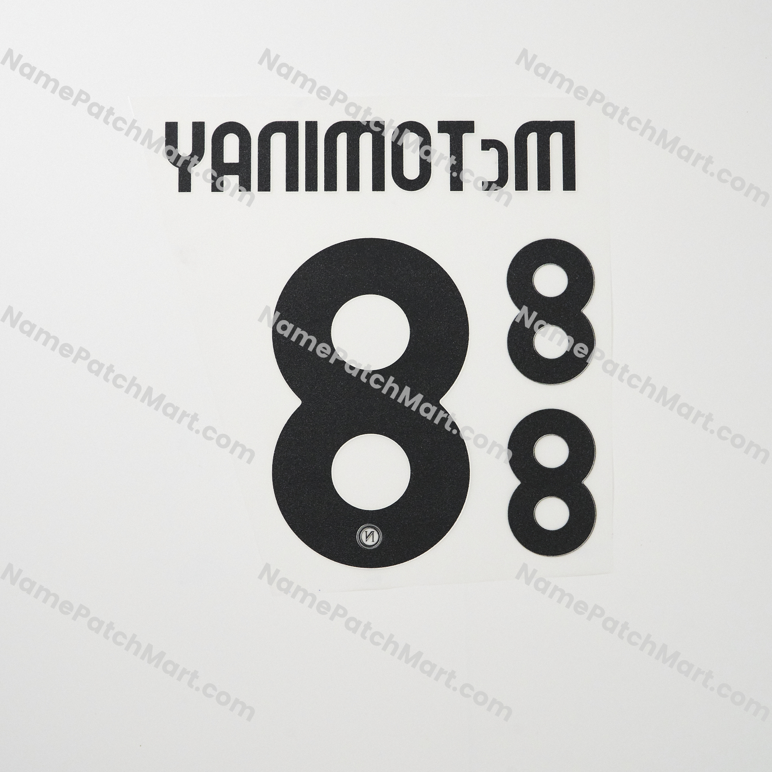 KIDS McTominay #8 (Halloween Special) - Napoli 25-26 - Black  | Name Number Set - NamePatchMart.COM