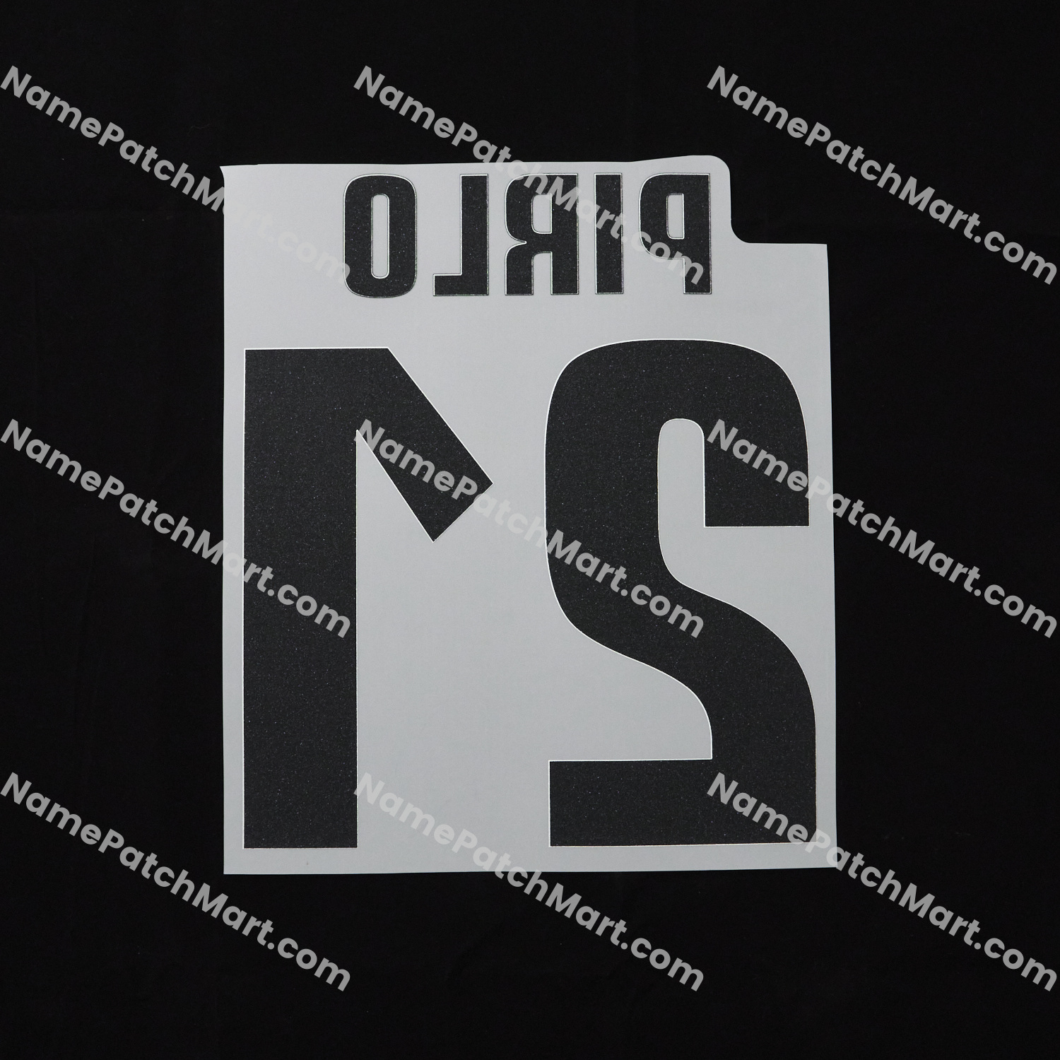 Pirlo #21 - Juventus 2012-13 Home  | Name Number Set - NamePatchMart.COM