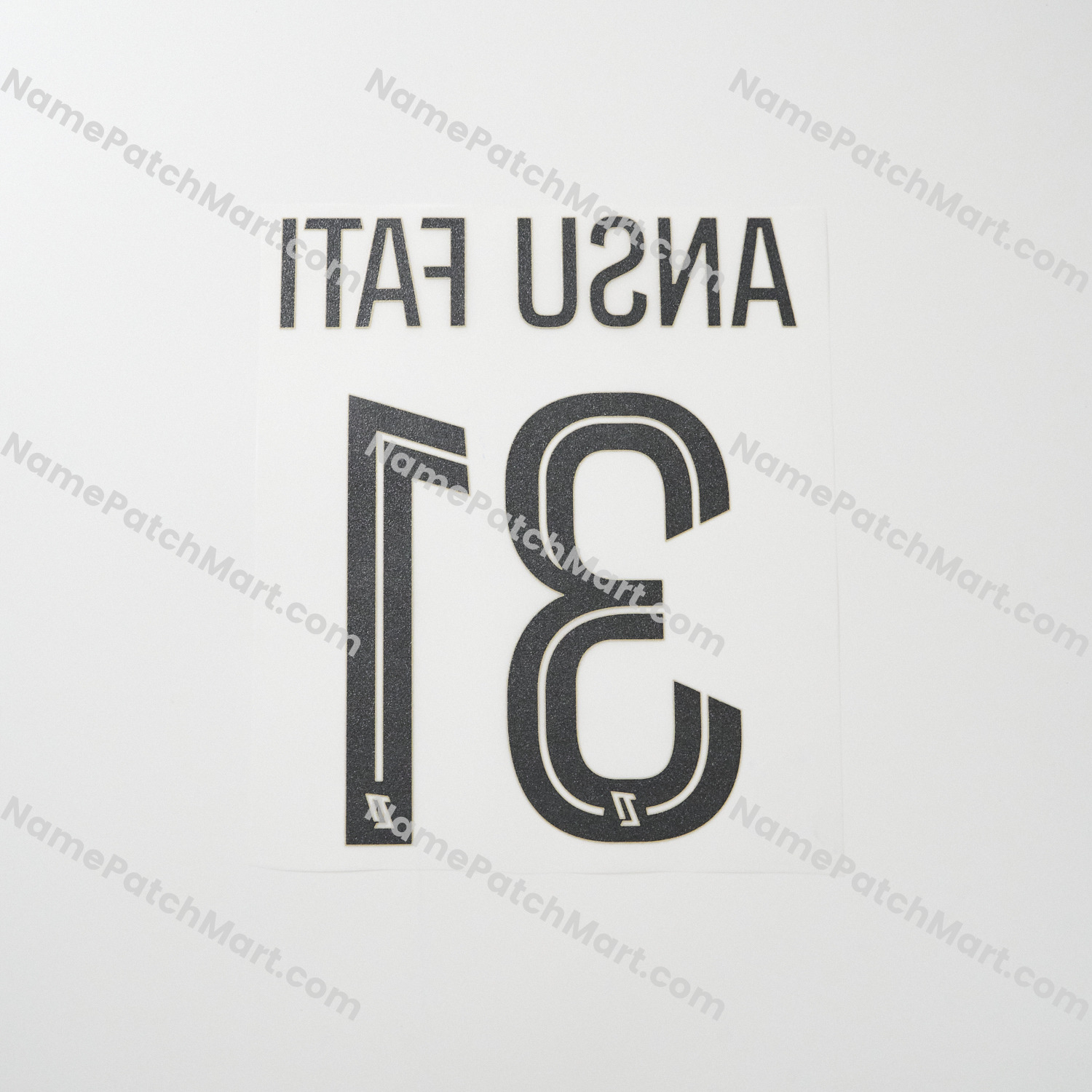 Ansu Fati #31 (Ligue 1) - AS Monaco 25-26 Away  | Name Number Set - NamePatchMart.COM