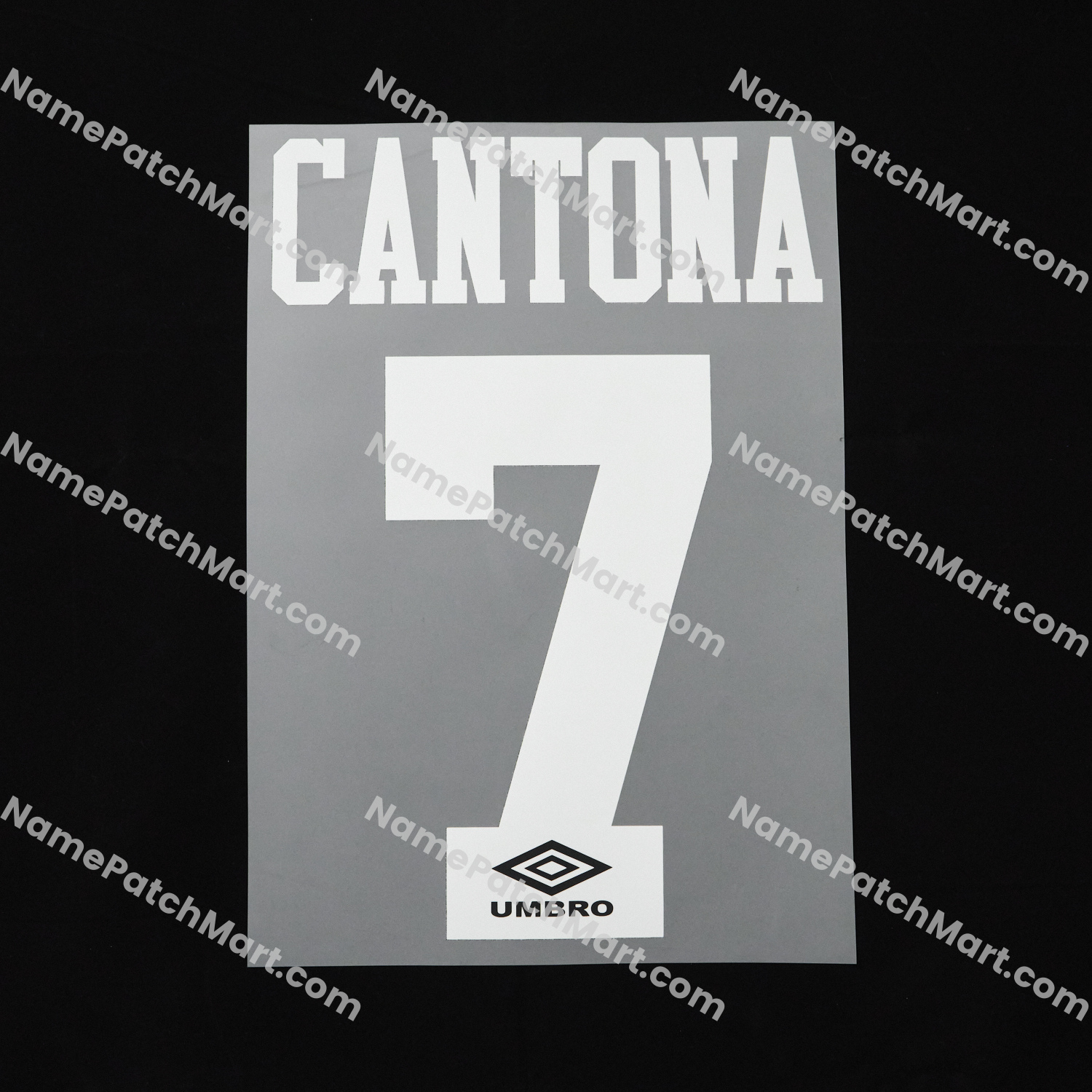 Cantona #7 - Manchester United 1992-94 Home  | Name Number Set - NamePatchMart.COM