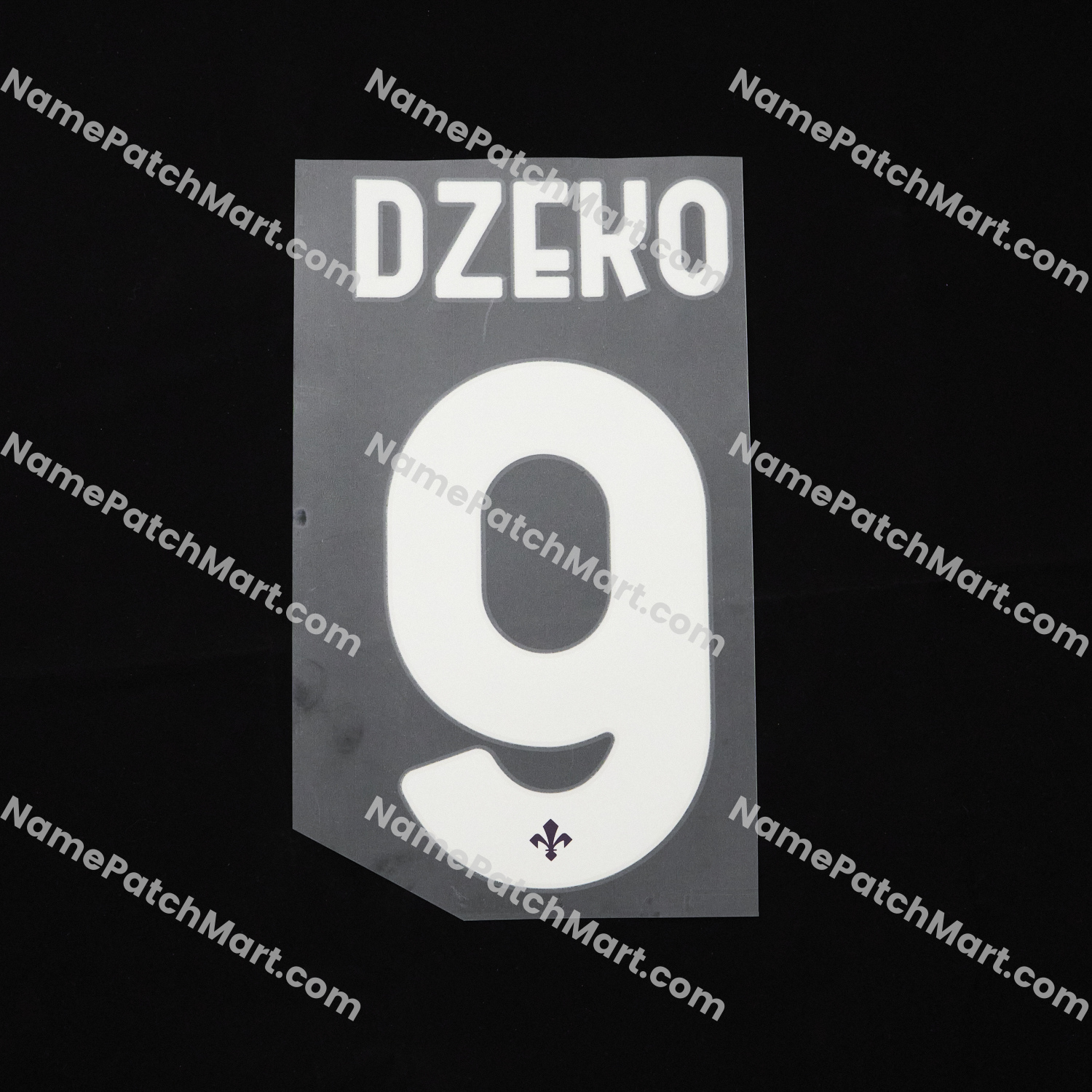 Dzeko #9 - Fiorentina 25-26 Home  | Name Number Set - NamePatchMart.COM