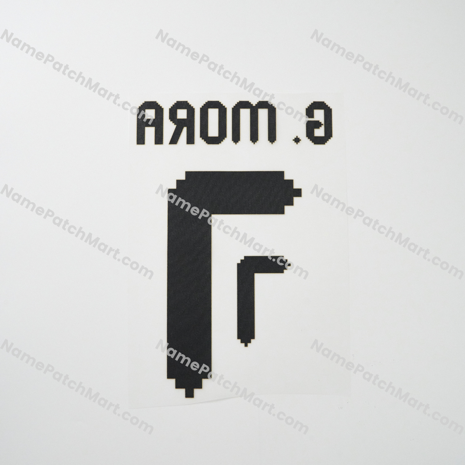 G.Mora #7 - Mexico 2025 Gold Cup Home  | Name Number Set - NamePatchMart.COM