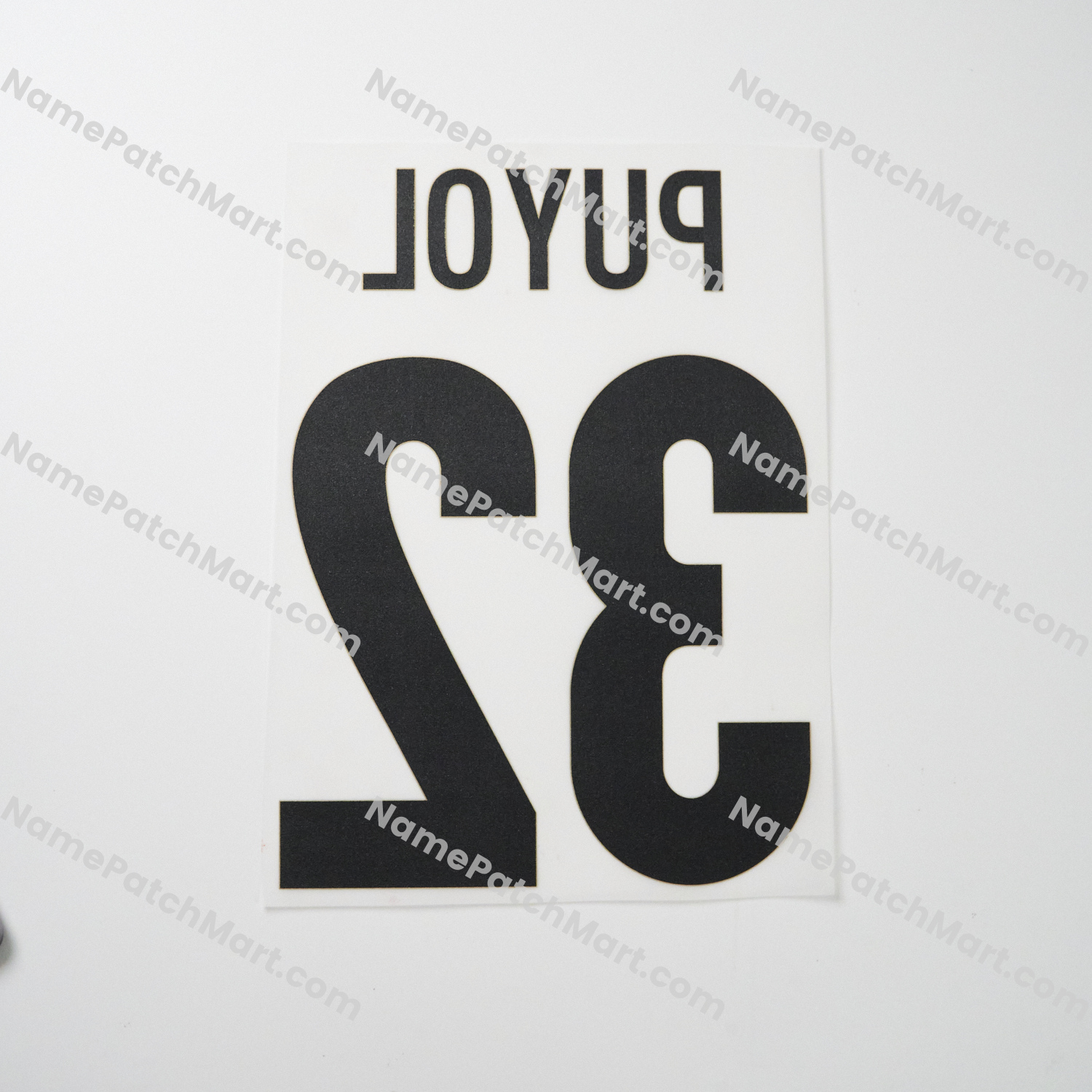 Puyol #32 - Barcelona 1999-00 Centenary Home  | Name Number Set - NamePatchMart.COM