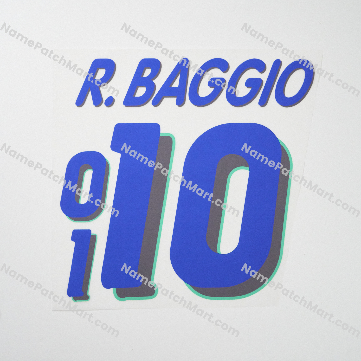 R.Baggio #10 - Italy 1994 Away  | Name Number Set - NamePatchMart.COM