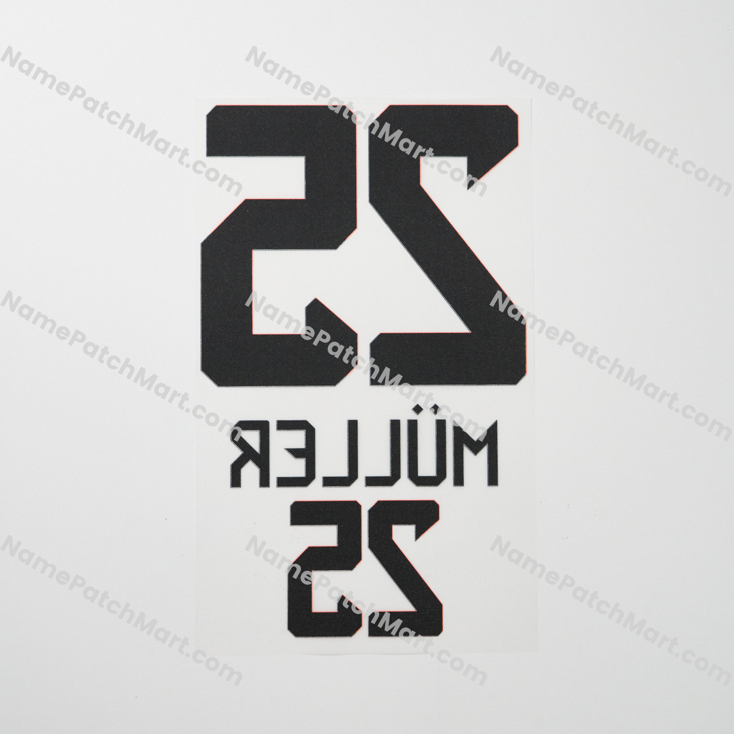 KIDS Müller #25 - Bayern Munich 25-26 Away  | Name Number Set - NamePatchMart.COM