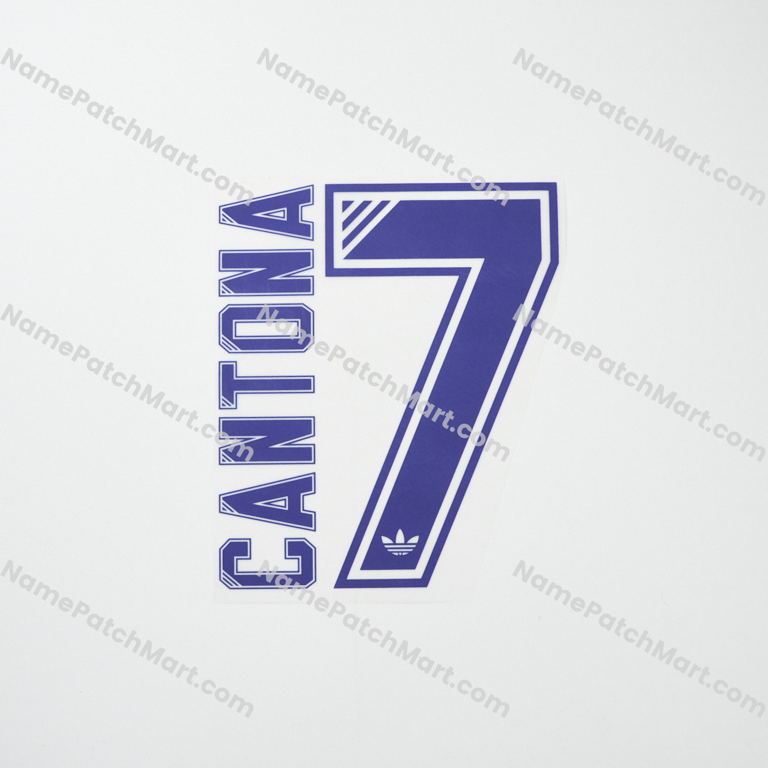Cantona #7 - Manchester United 1990-92 Away  | Name Number Set - NamePatchMart.COM