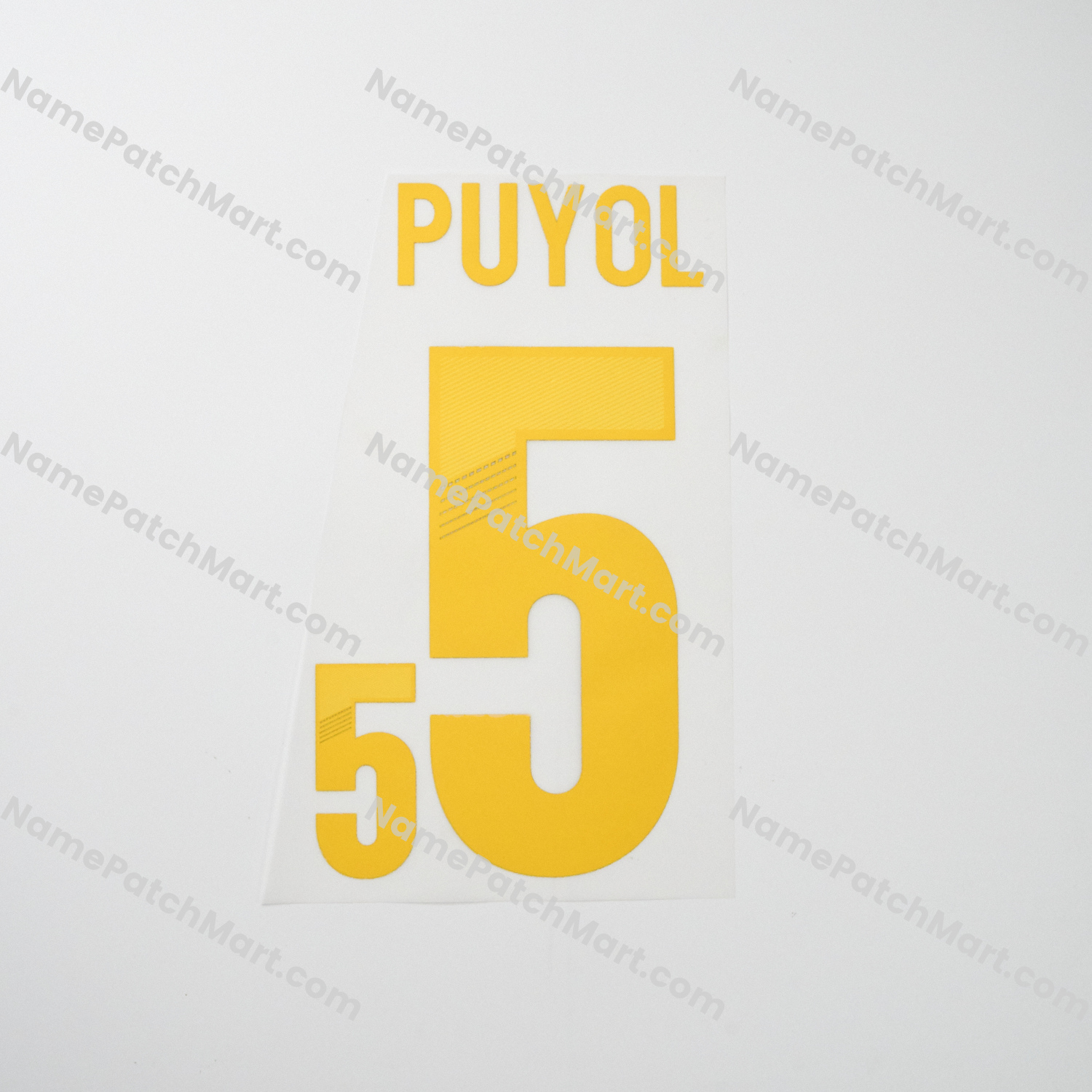Puyol #5 - Spain 2012 Home  | Name Number Set - NamePatchMart.COM