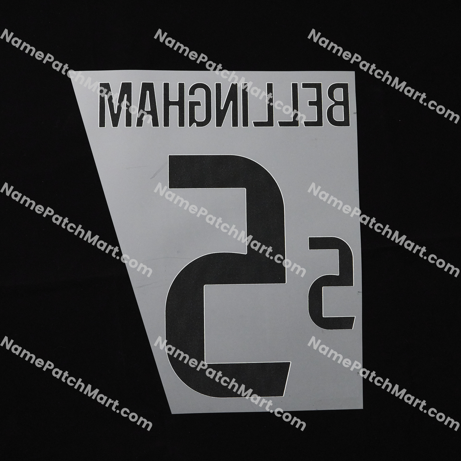 Bellingham #5 (Champions League) - Real Madrid 25-26 Third  | Name Number Set - NamePatchMart.COM