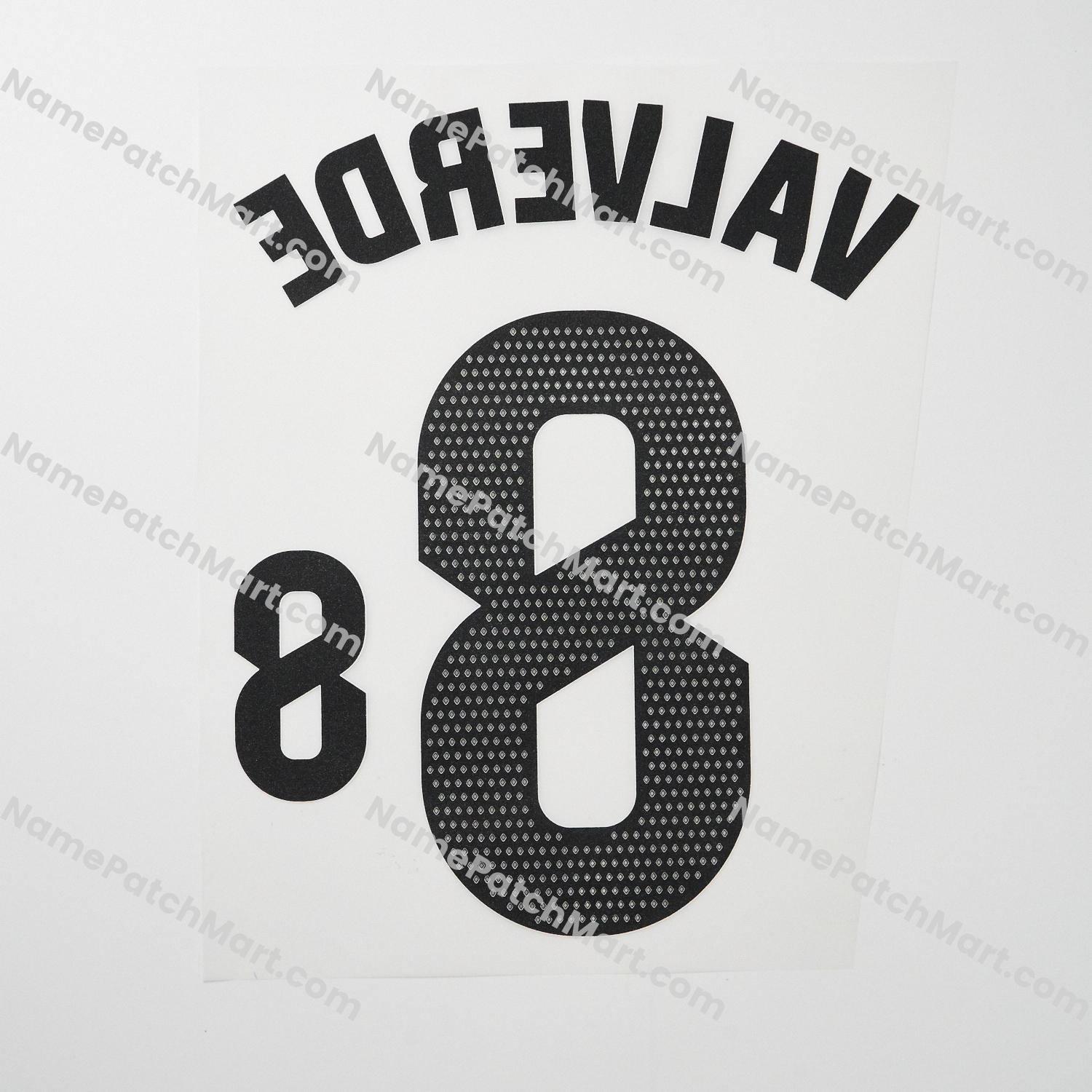 Valverde #8 (La Liga) - Real Madrid 25-26 Home (include Shorts Number)  | Name Number Set - NamePatchMart.COM