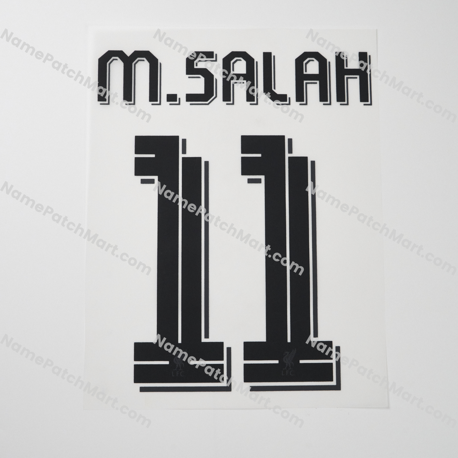 M.Salah #11 (Champions League) - Liverpool 25-26 Away  | Name Number Set - NamePatchMart.COM