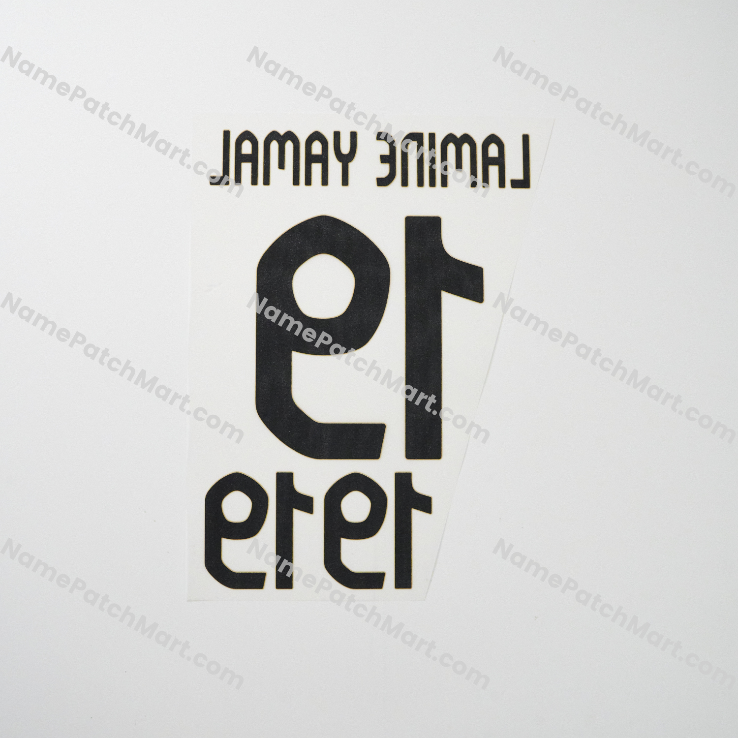 KIDS Lamine Yamal #19 - Spain 2024 Home  | Name Number Set - NamePatchMart.COM