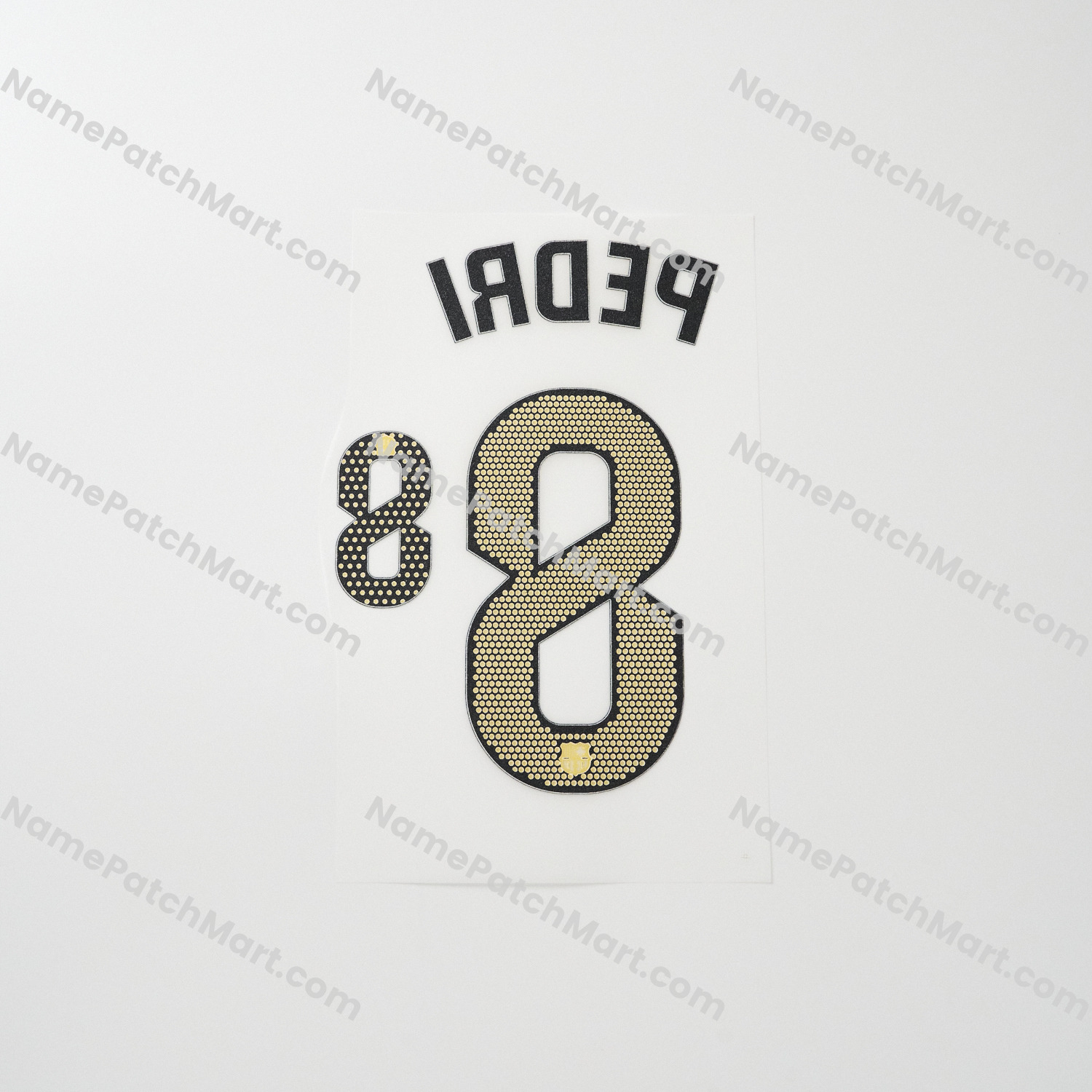 Pedri #8 (La Liga) - Barcelona 25-26 Home KIDS  | Name Number Set - NamePatchMart.COM