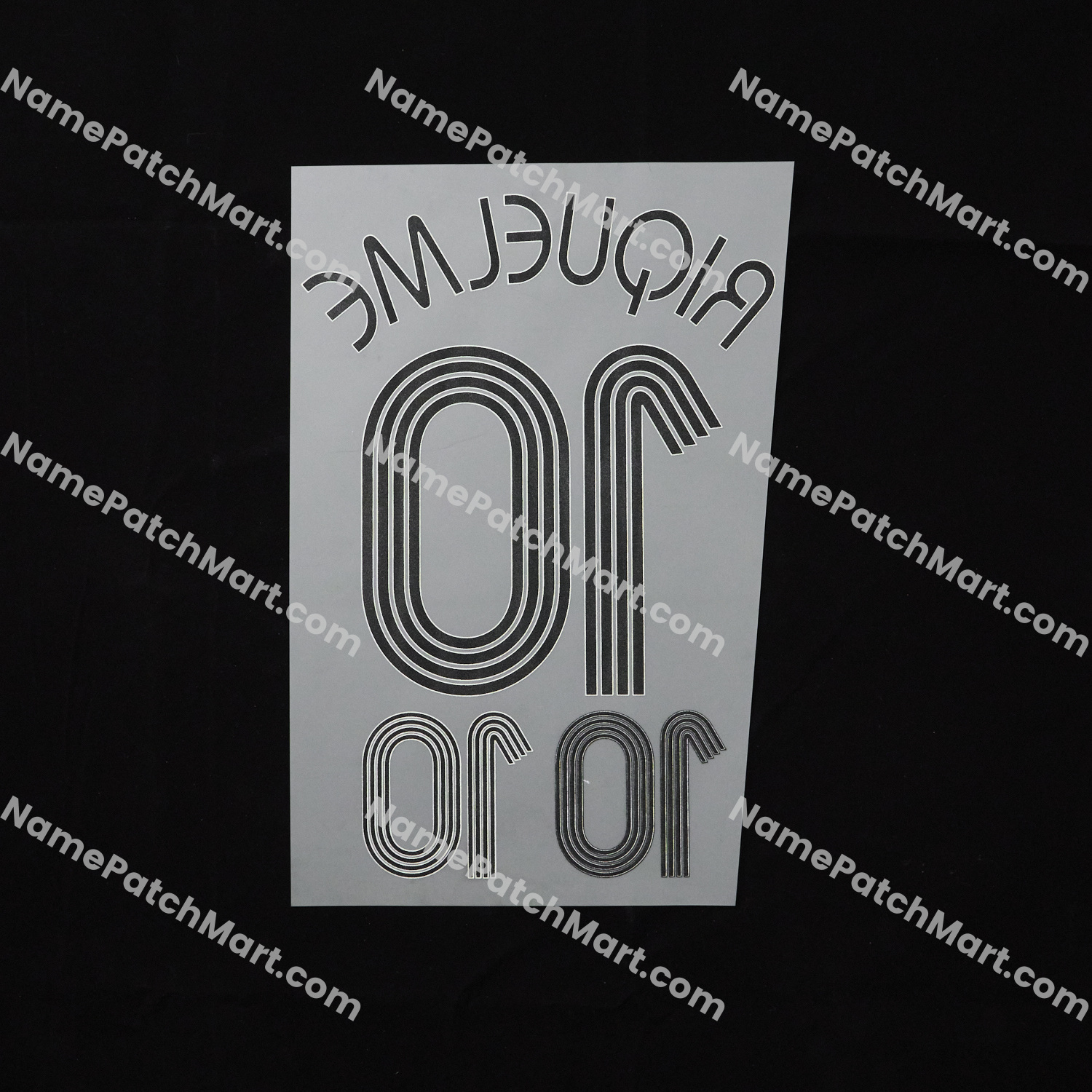 Riquelme #10 - Argentina 2016 Away  | Name Number Set - NamePatchMart.COM