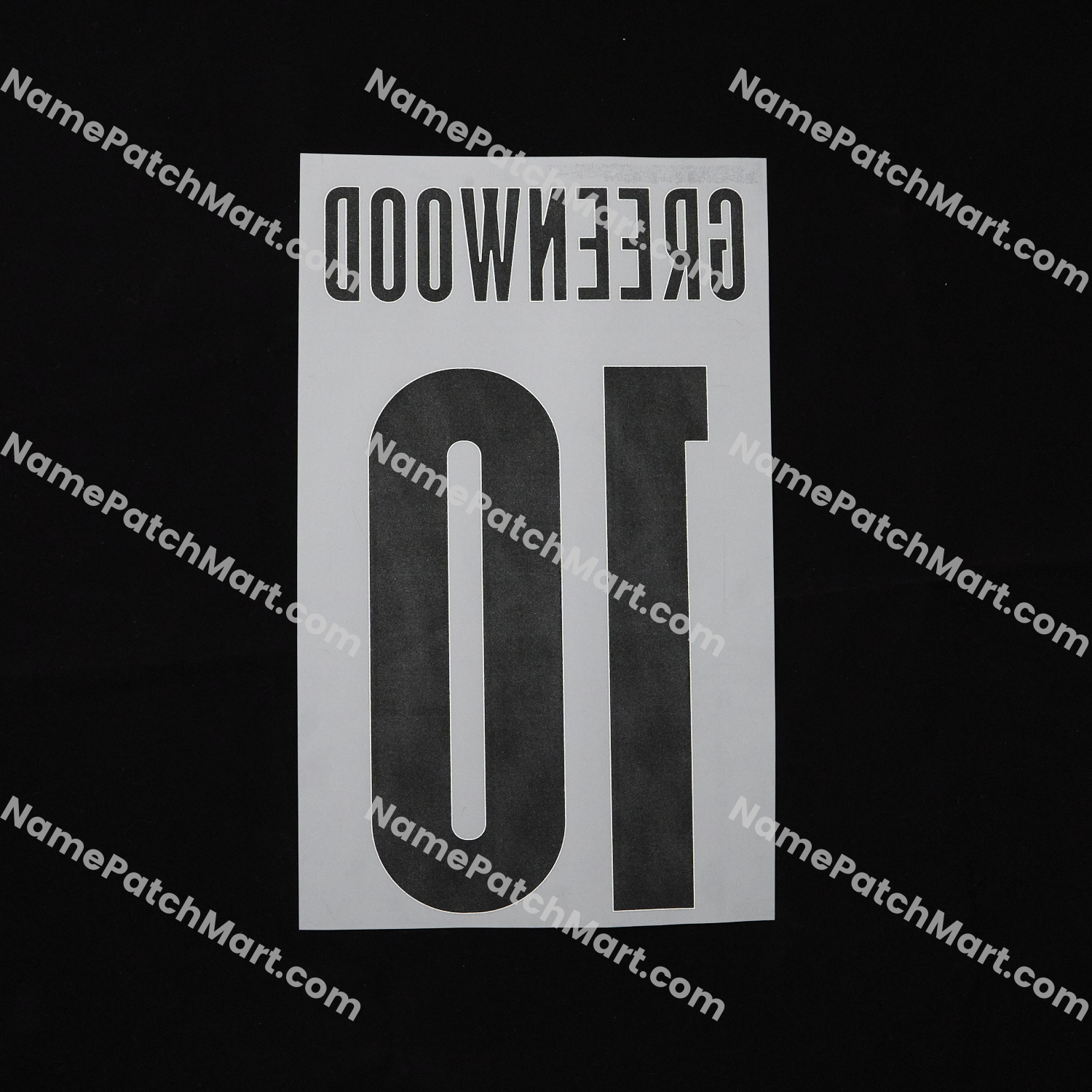 Greenwood #10 (Champions League) - Marseille 25-26 Away and Third  | Name Number Set - NamePatchMart.COM