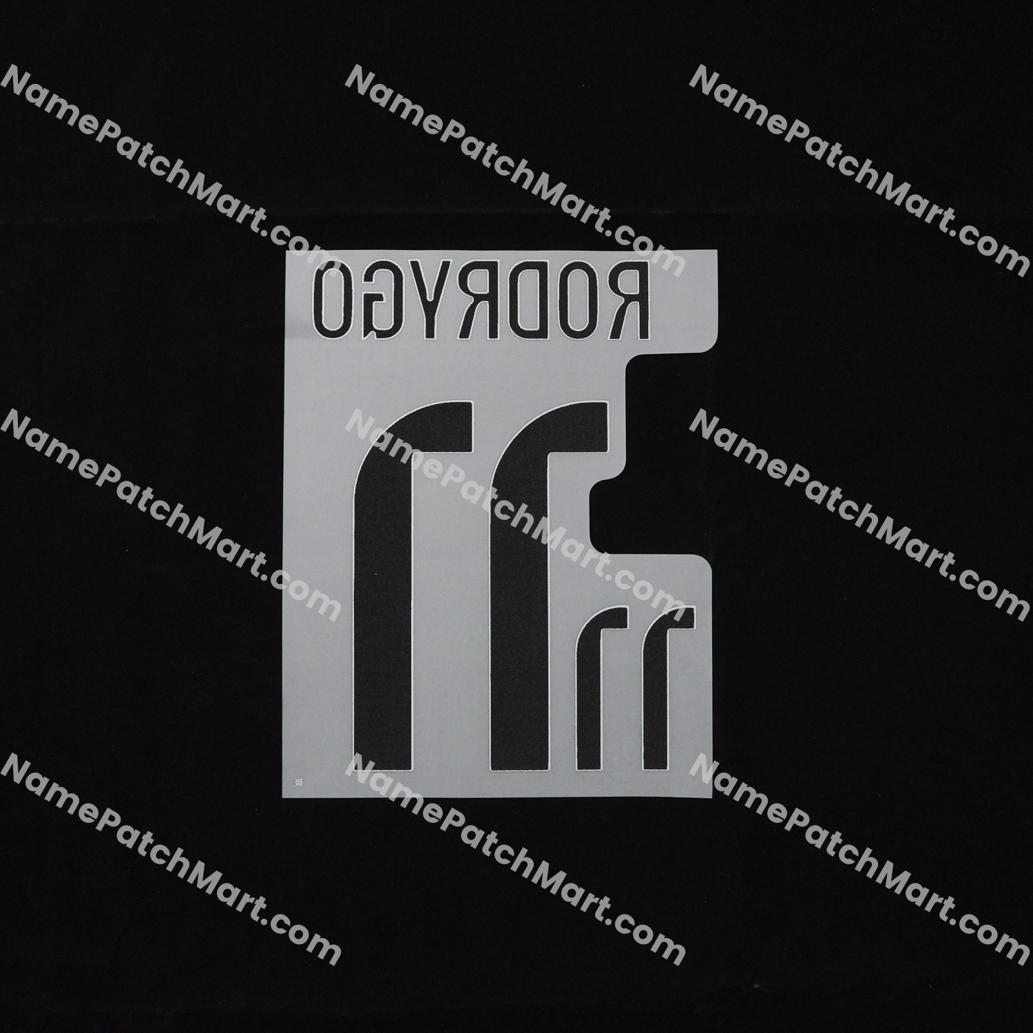 KIDS Rodrygo #11 (Champions League) - Real Madrid 25-26 Away  | Name Number Set - NamePatchMart.COM