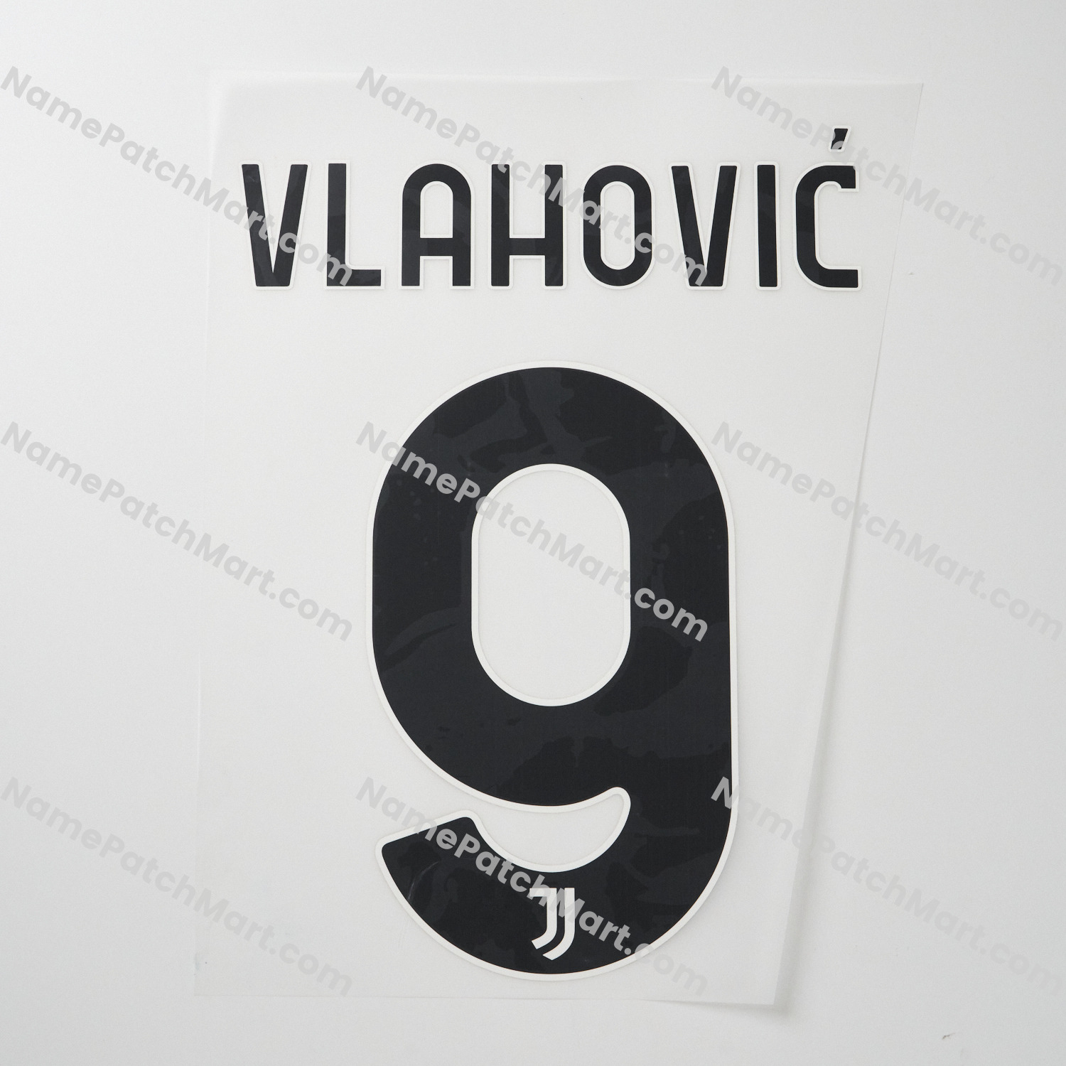 Vlahović #9 - Juventus 25-26 Home  | Name Number Set - NamePatchMart.COM