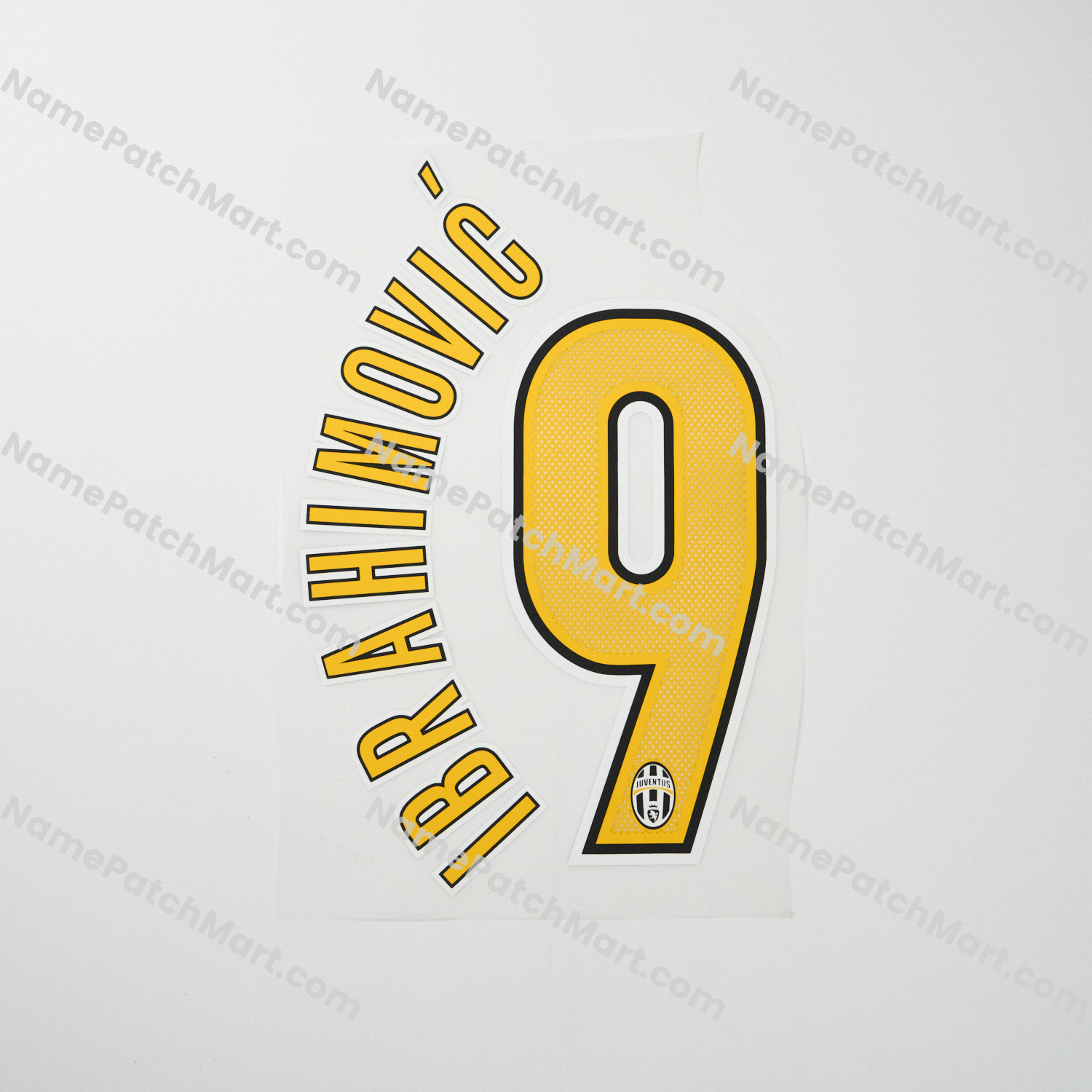 Ibrahimović #9 - Juventus 2004-06 Home  | Name Number Set - NamePatchMart.COM