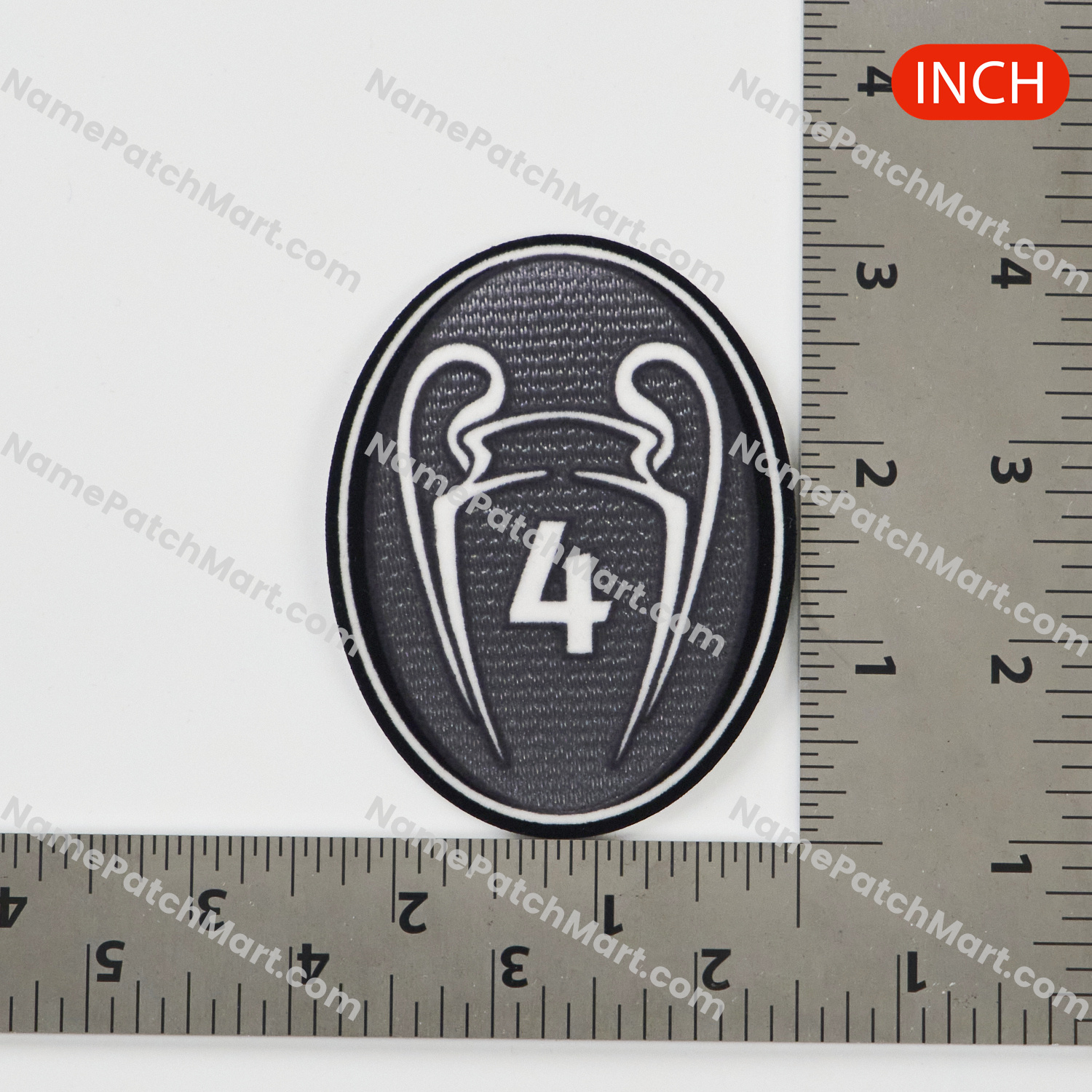 2012-13 Badge of Honour BOH 4 Winner Trophy Ajax Bayern Munich Patch UEFA Champions League  | Name Number Set - NamePatchMart.COM