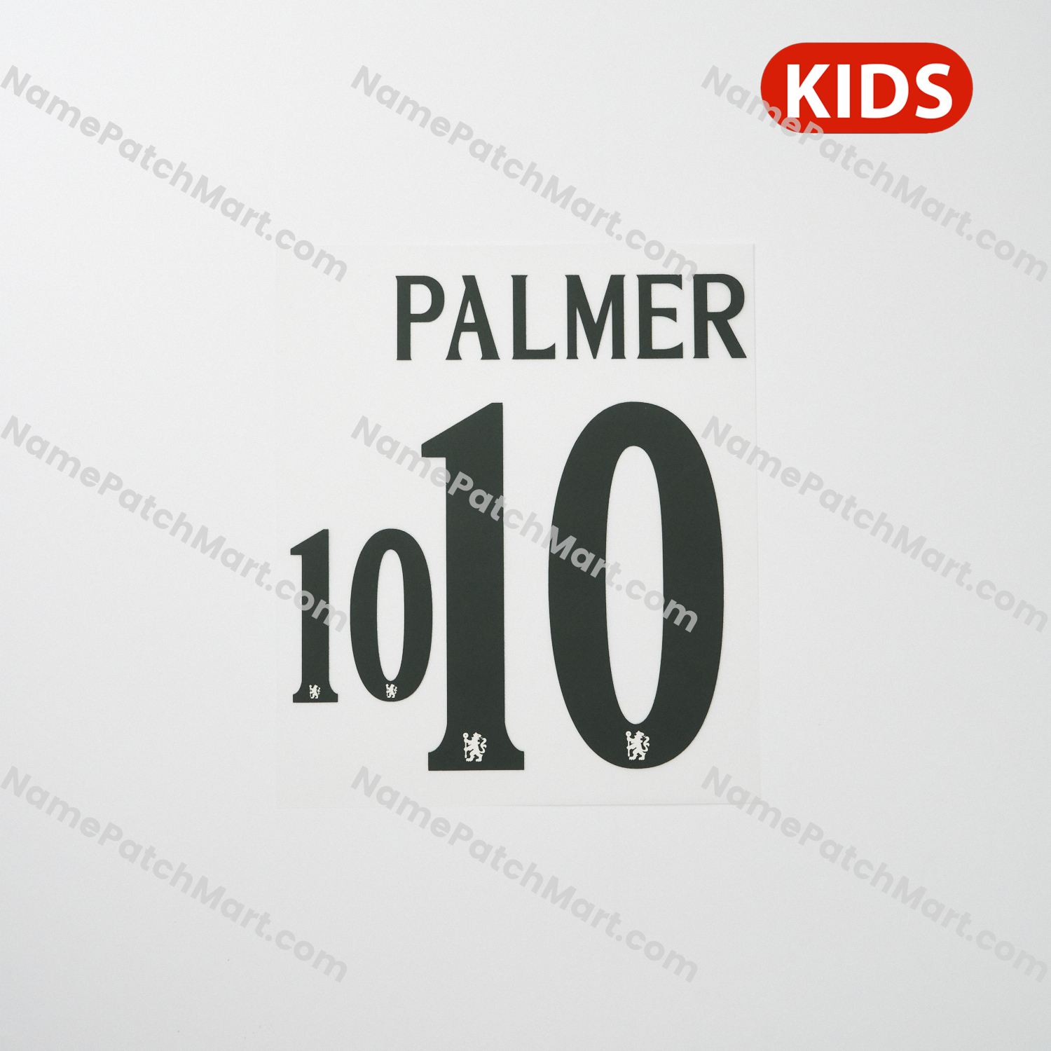 KIDS Palmer #10 (Champions League) - Chelsea 25-26 Away  | Name Number Set - NamePatchMart.COM
